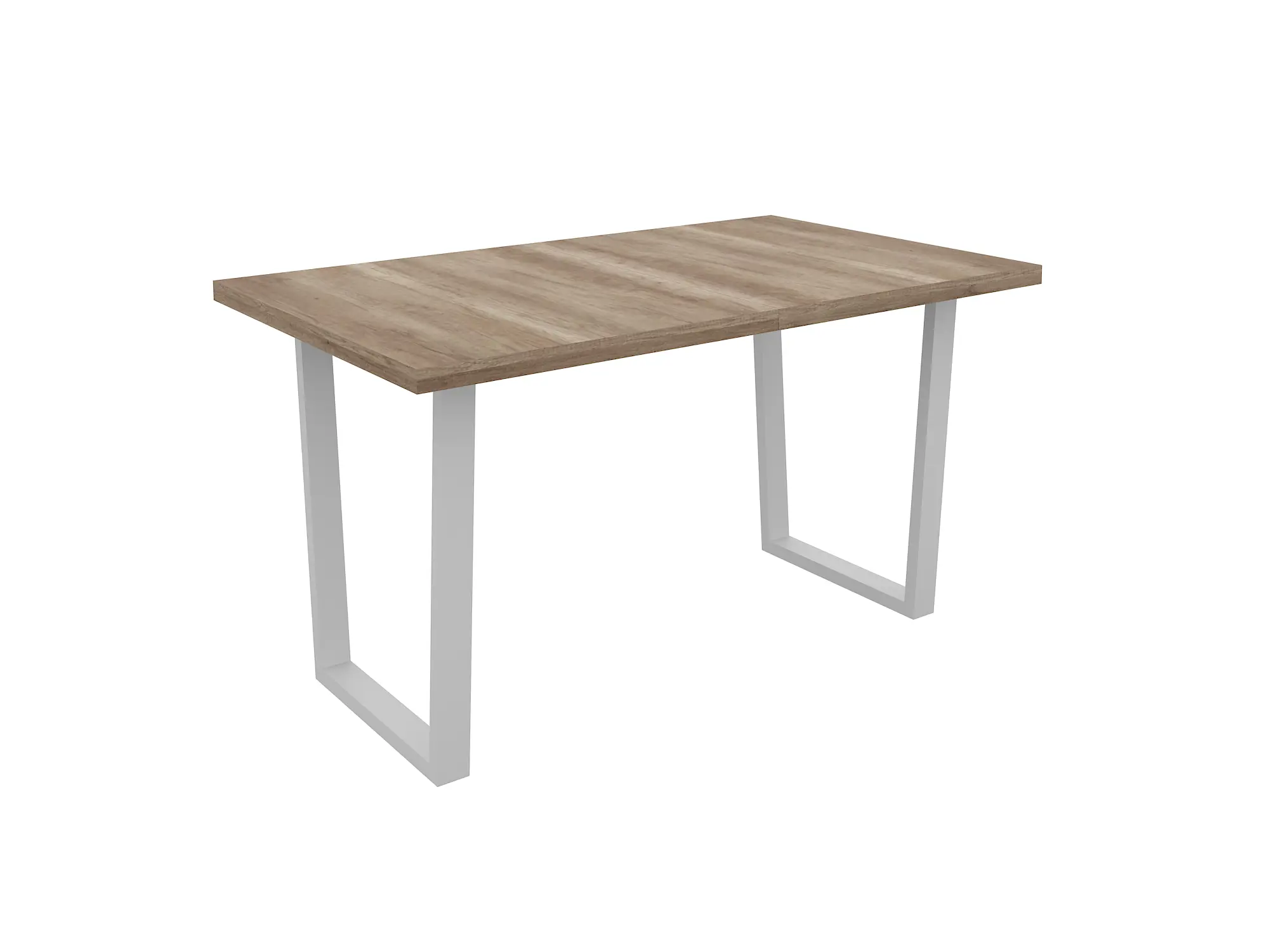 Изображение товара Стол прямоугольный Sakura Stol_tsyurikh_canyon_white 140x140 см лдсп цвет коричневый