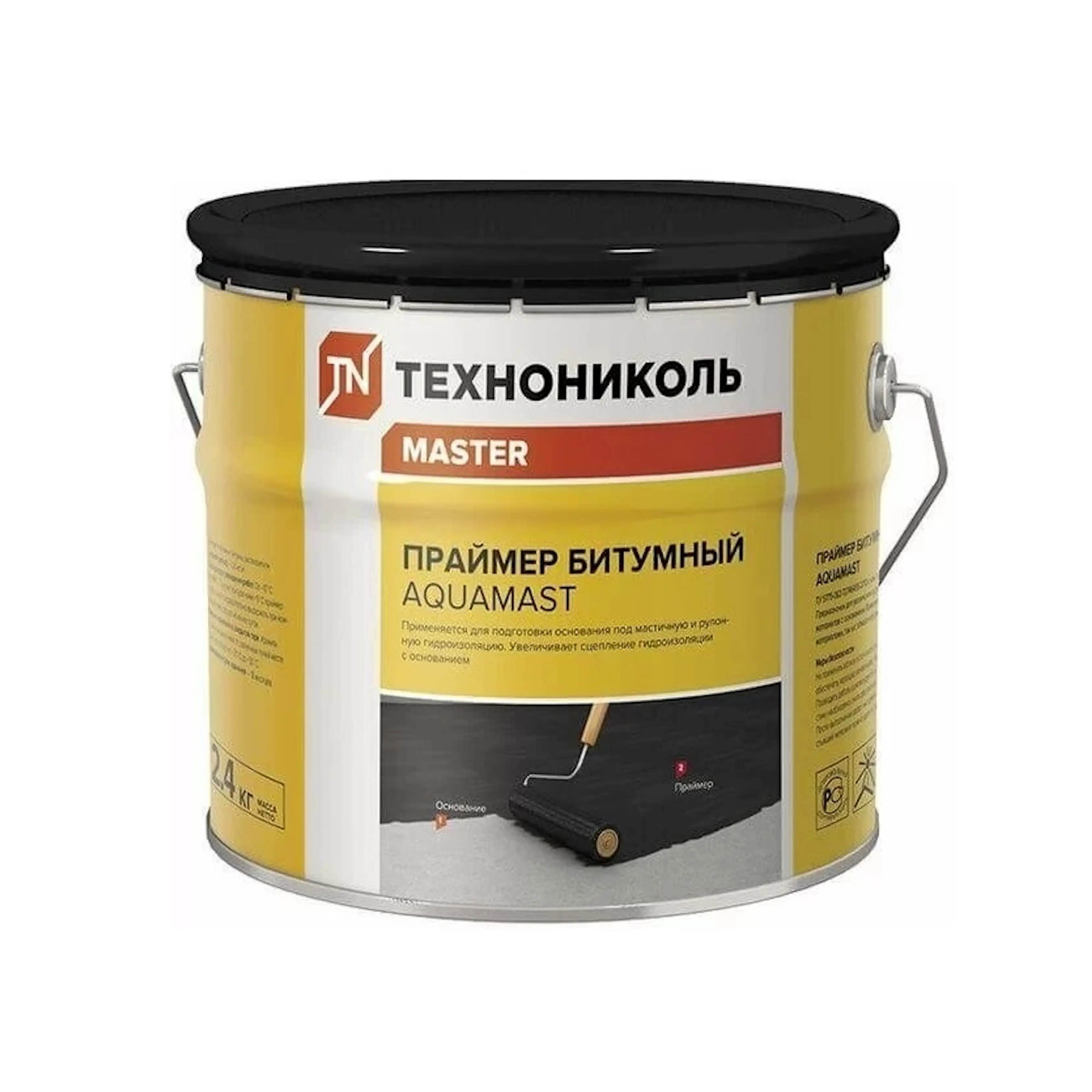 Изображение товара Битумный праймер Технониколь Aquamast 3л для гидроизоляции