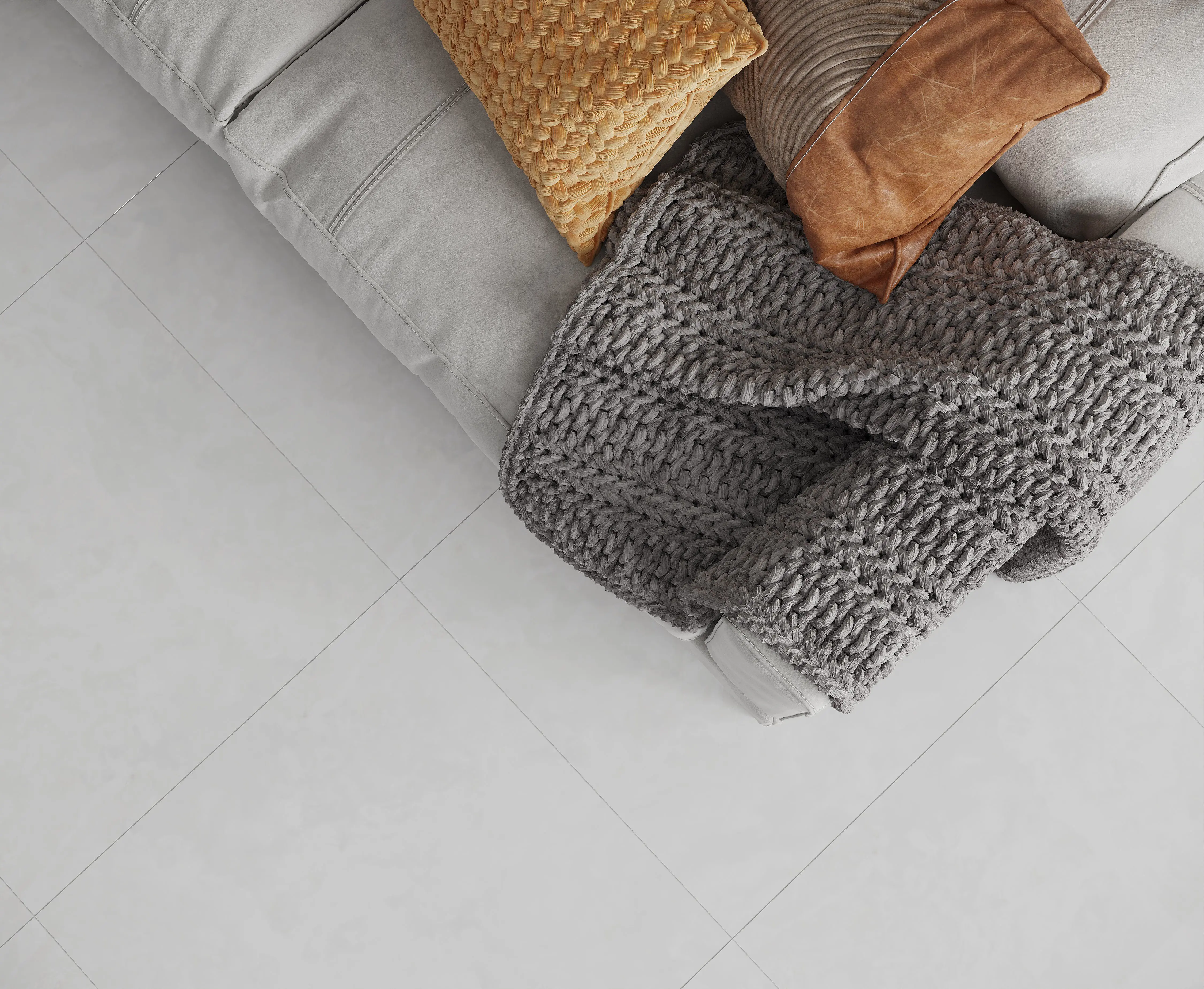 Изображение товара Керамогранит Laparet Diadem White 60x60 см, влагостойкий, глянцевый, в упаковке 1.44 м²