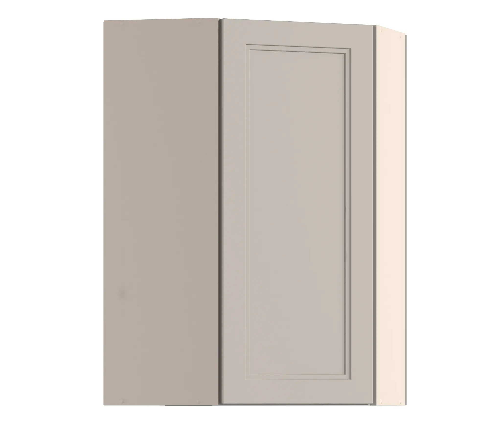 Изображение товара Навесной шкаф высокий Регина Столплит угловой 60x92x60 см МДФ цвет серый