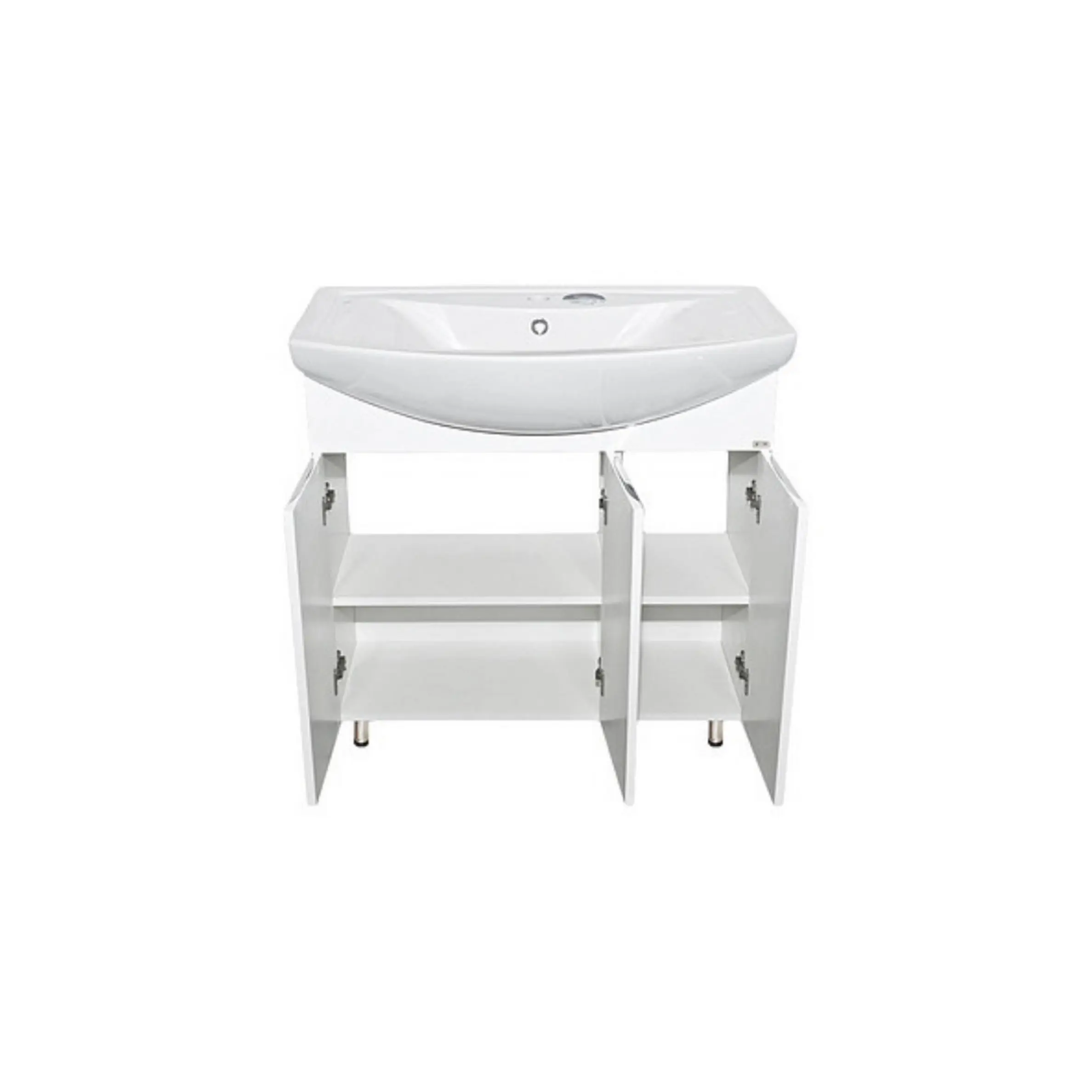 Изображение товара Тумба под раковину Misty Лаванда УТ000000749 80см с раковиной цвет белый