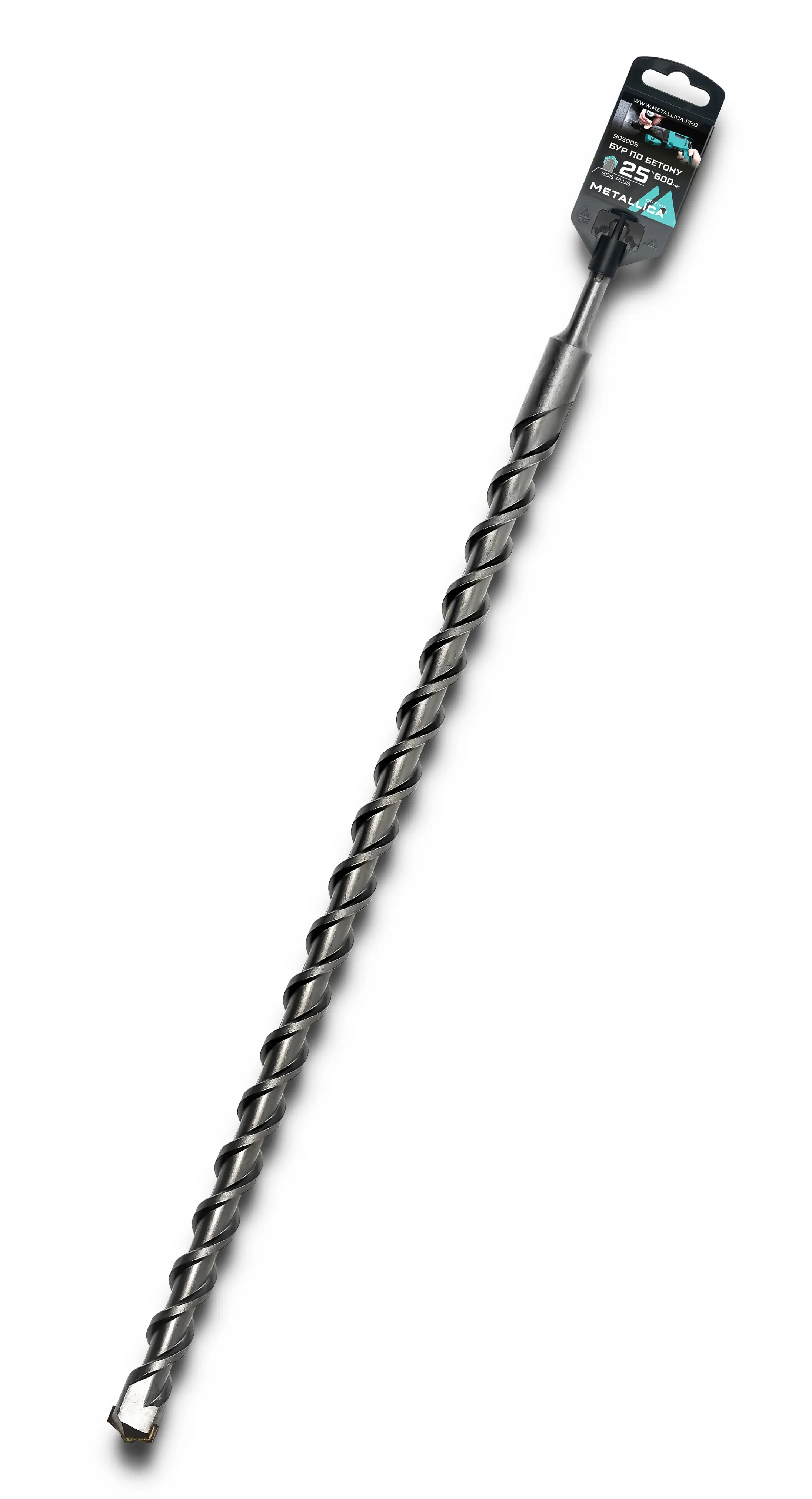 Изображение товара Бур по бетону SDS-plus METALLICA Optima 25x600 мм для перфоратора