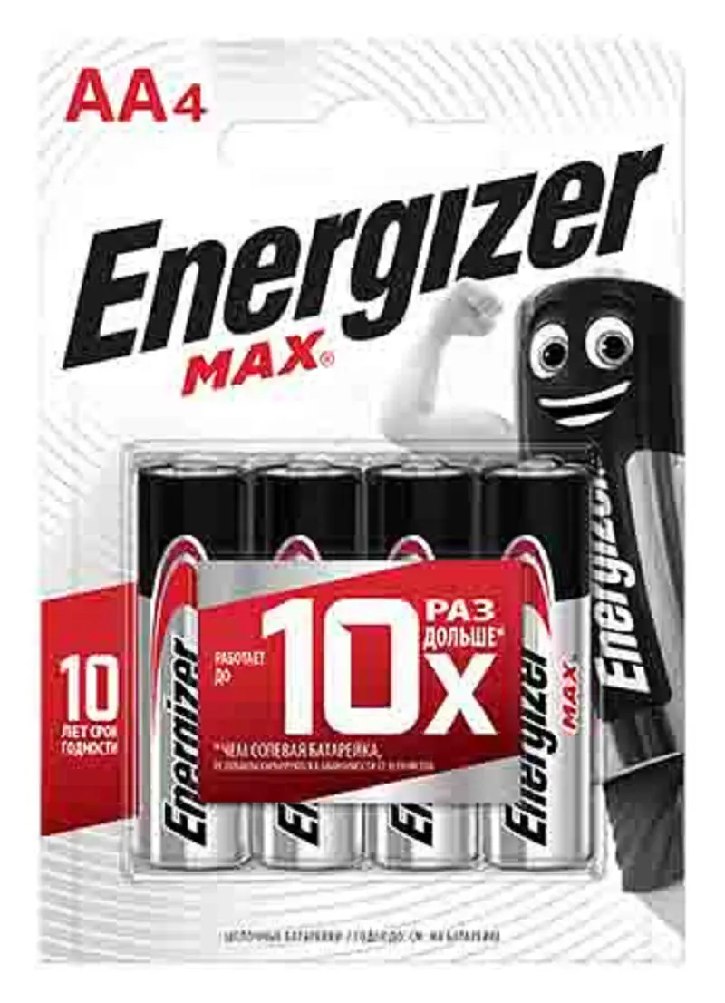 Изображение товара Батарейка Energizer Max AA LR6 4 шт.
