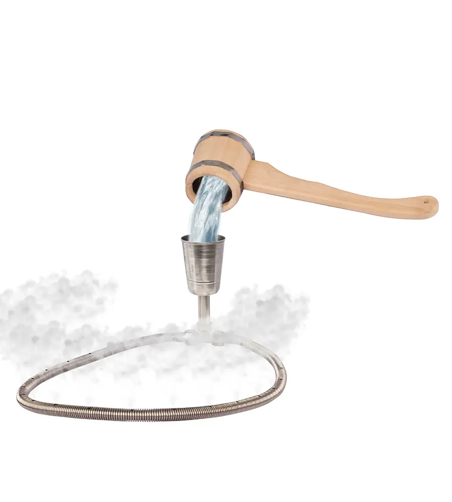 Изображение товара Парогенератор для печи Везувий универсальный 20x50x20см сталь серый