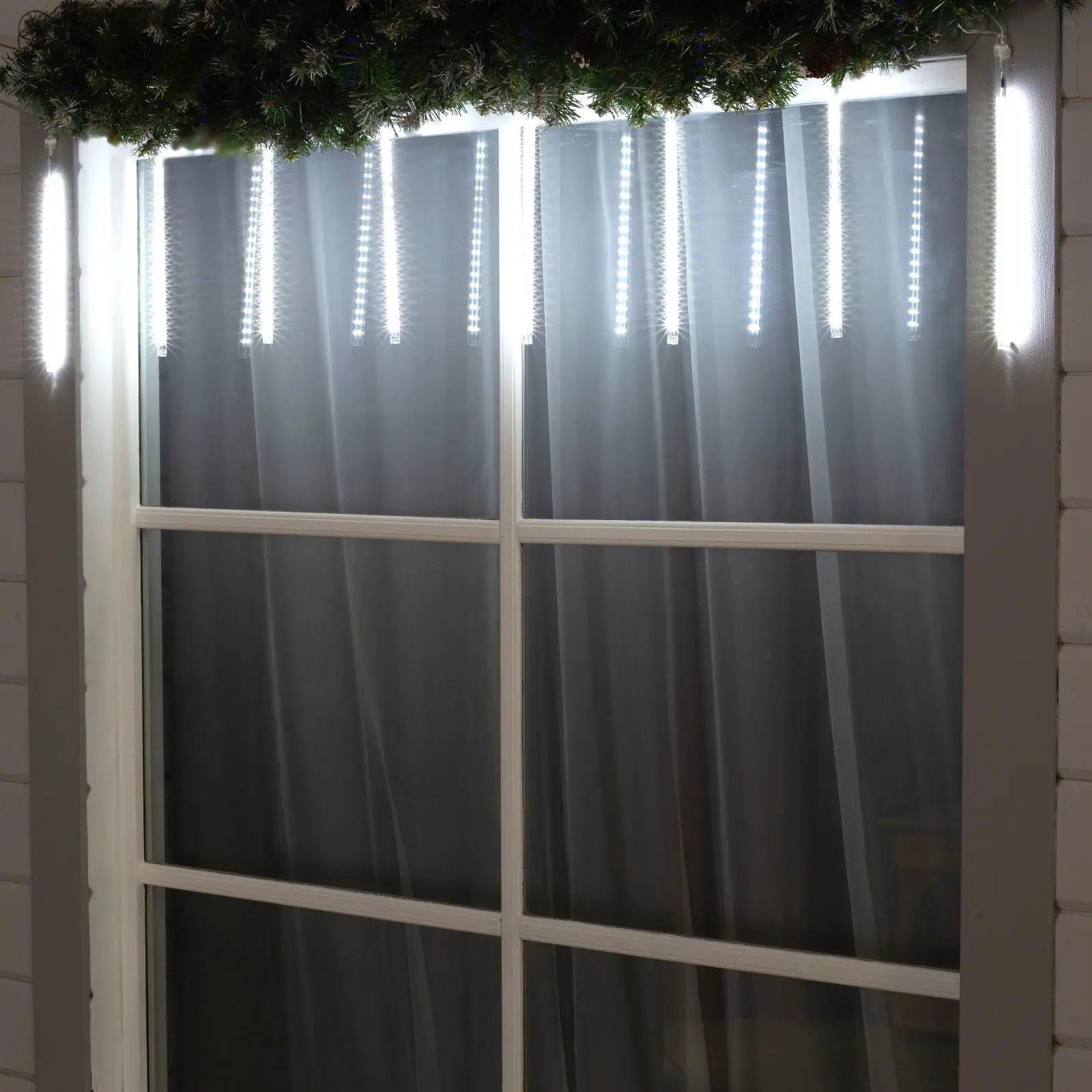 Изображение товара Электрогирлянда универсальная Luazon lighting 5248329 гирлянда 2.5 м 192 ламп холодный белый 1 режим работы