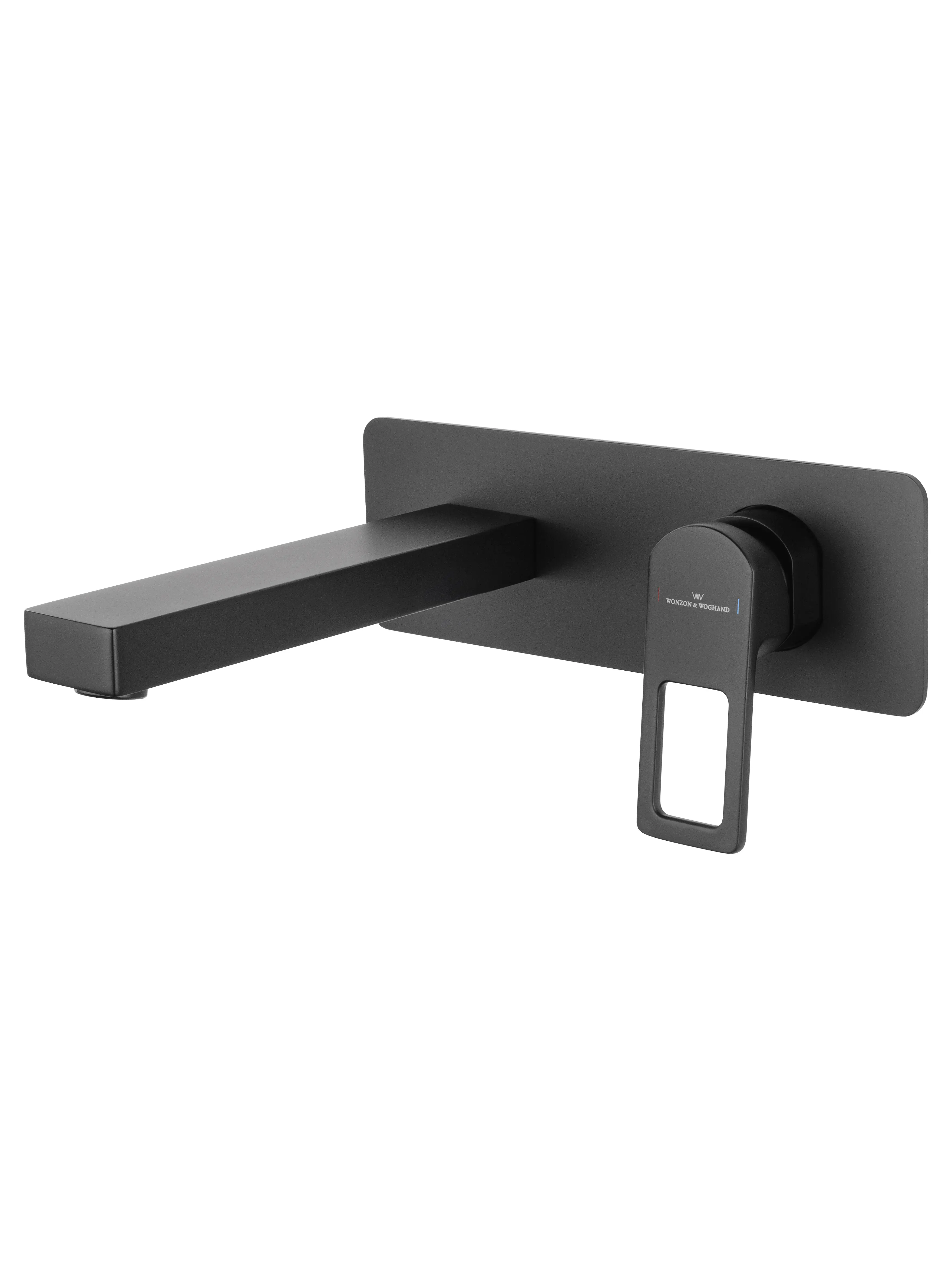 Изображение товара Смеситель для раковины встраиваемый Wonzon & Woghand Frame однорычажный цвет черный матовый WW-88869010-MB