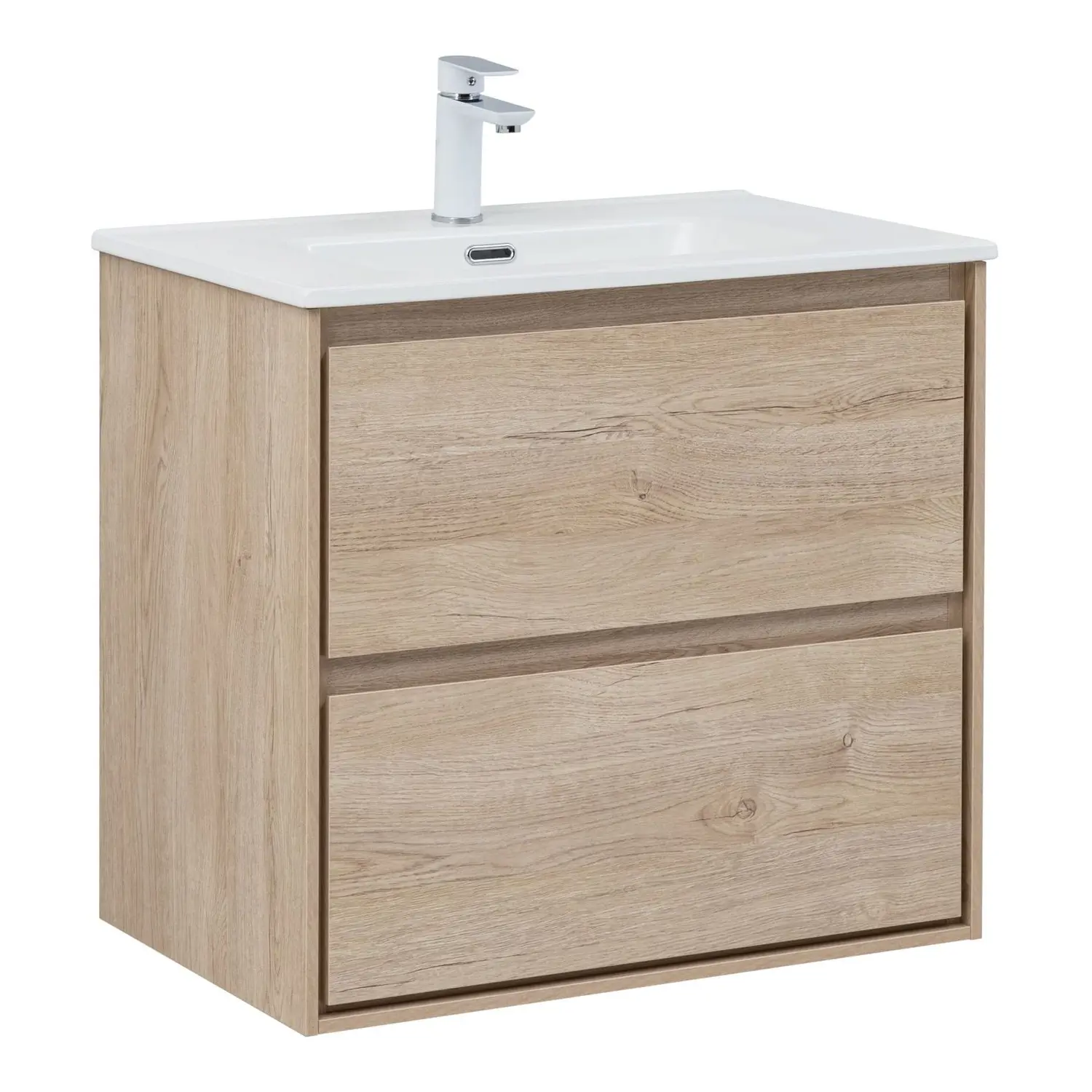 Изображение товара Тумба под раковину Aquanet Милан 70 цвет дуб светлый