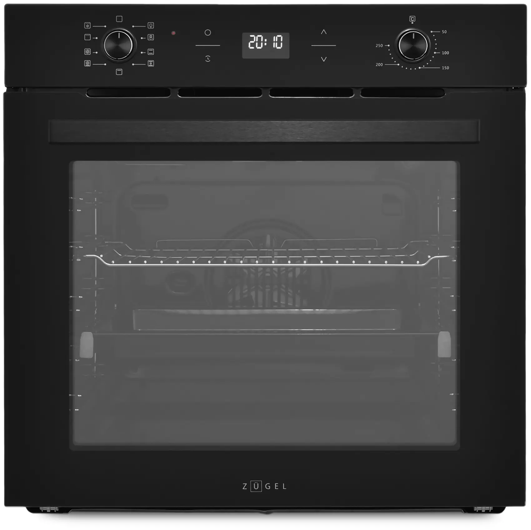 Изображение товара Встраиваемый духовой шкаф Zugel Zoe602B с 9 режимами и объемом 75 л