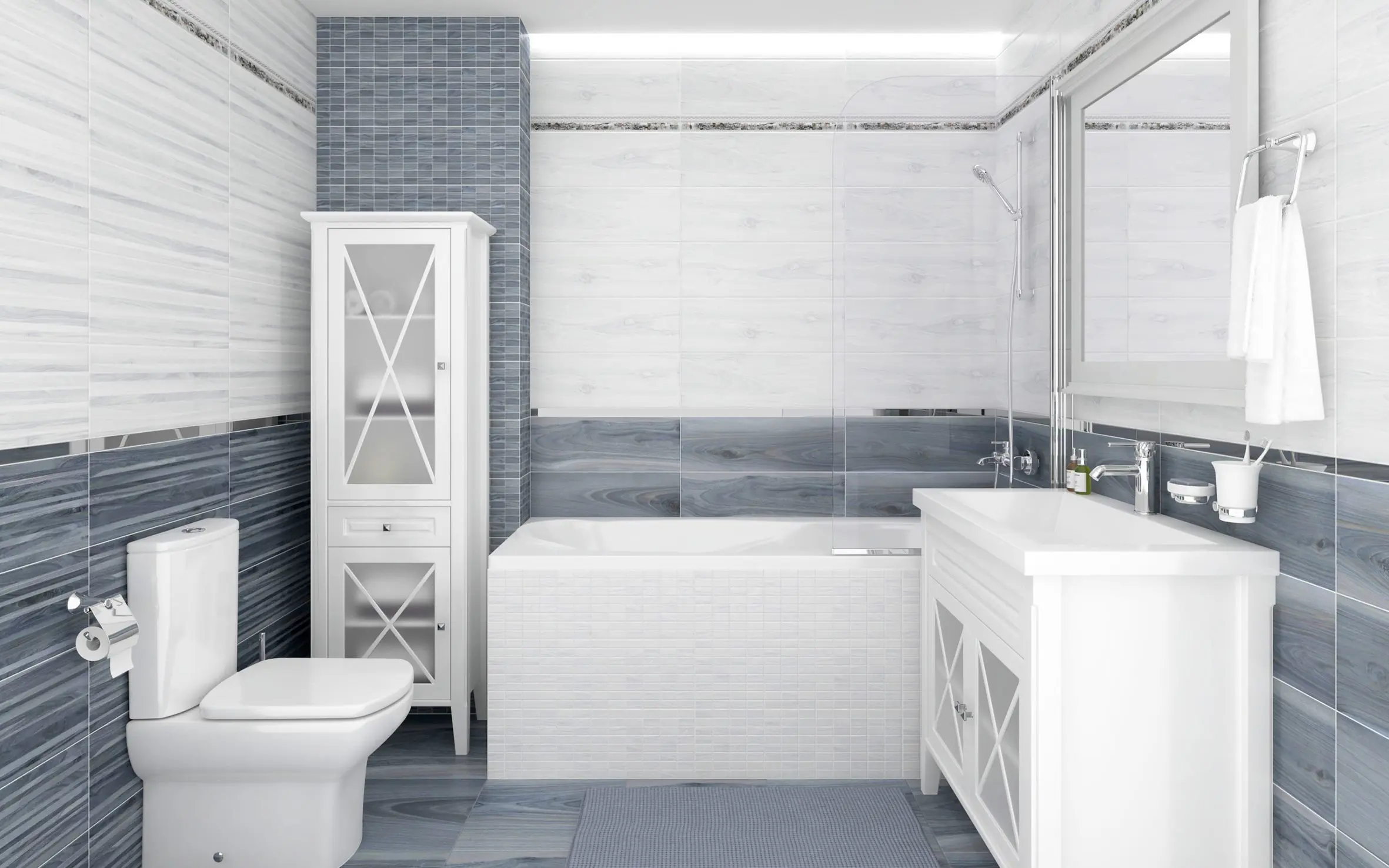 Изображение товара Керамическая плитка Laparet Zen настенная белый 60037 20x60, цена за упаковку