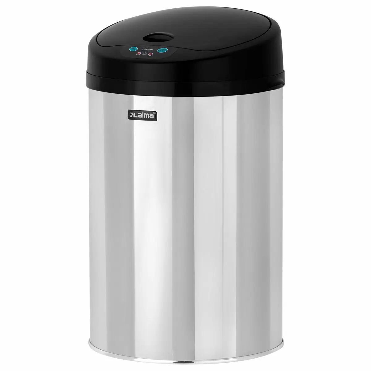 Изображение товара Мусорный контейнер сенсорный 12 л Laima нержавеющая сталь цвет хром/черный