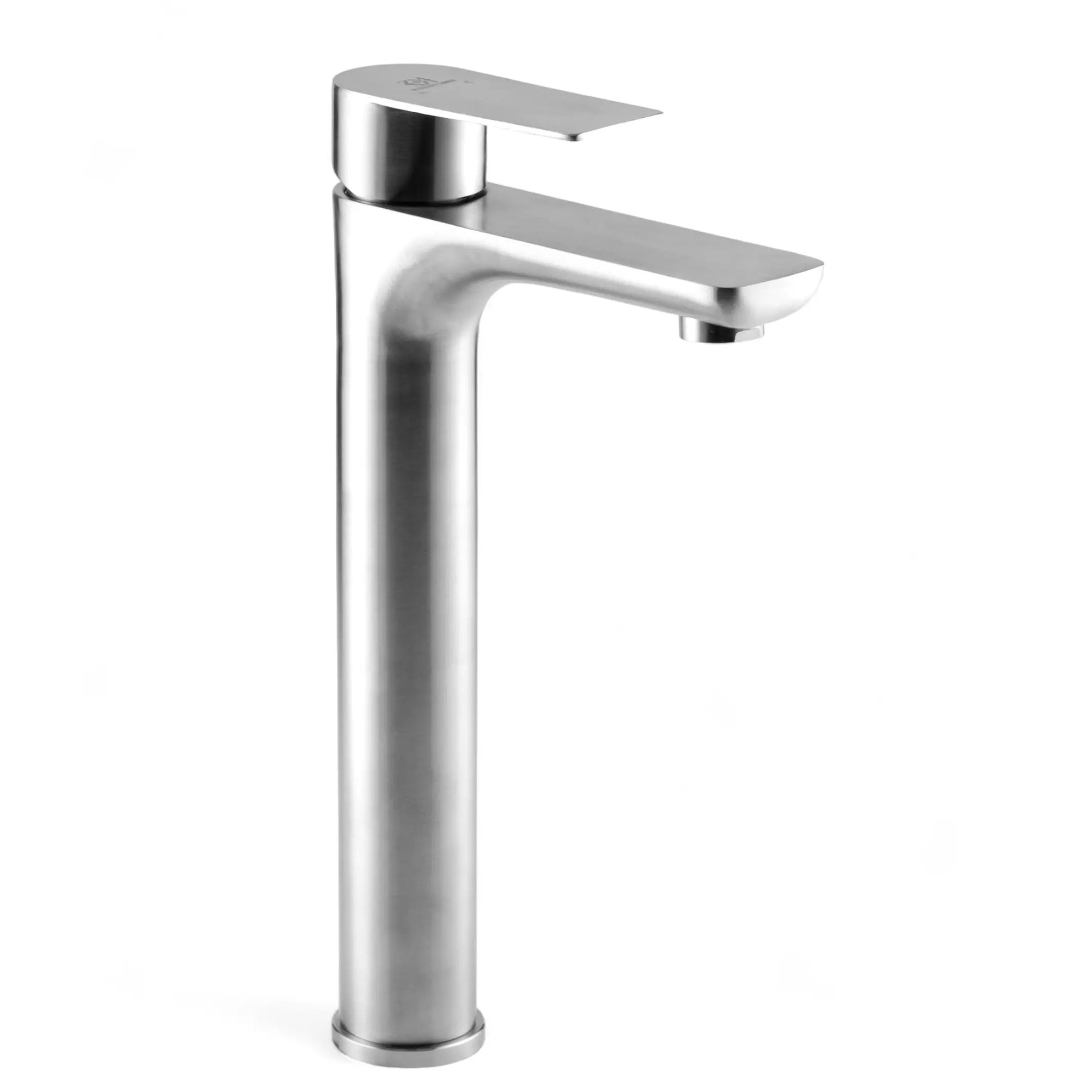 Изображение товара Смеситель для раковины Wasser zimmer ZM-7723-5A однорычажный с высокий гусак цвет сатинированный