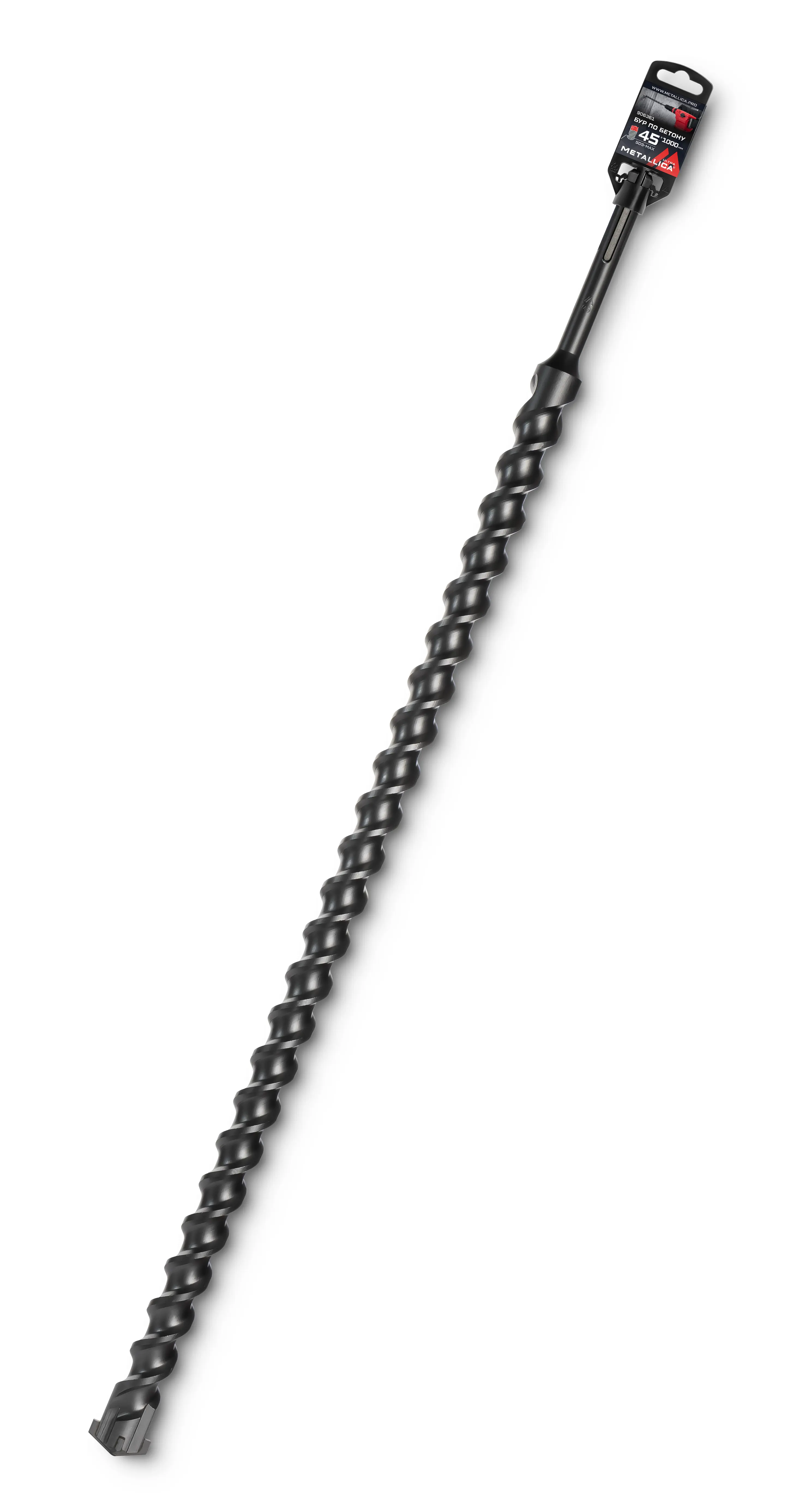 Изображение товара Бур по бетону SDS-max METALLICA Ultra 45х1000 мм с напайкой из карбида вольфрама