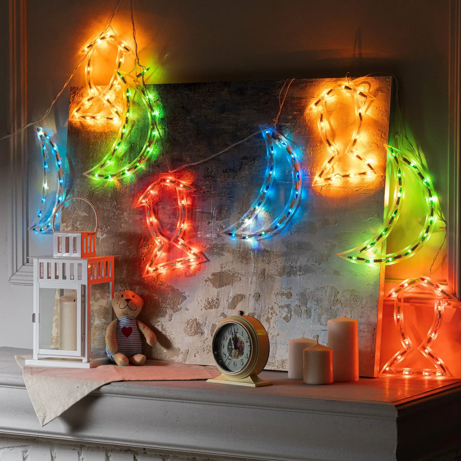 Изображение товара Электрогирлянда комнатная Luazon lighting 3612459 занавес 2.3x2.3 м 120 ламп прозрачный 8 режимов работы