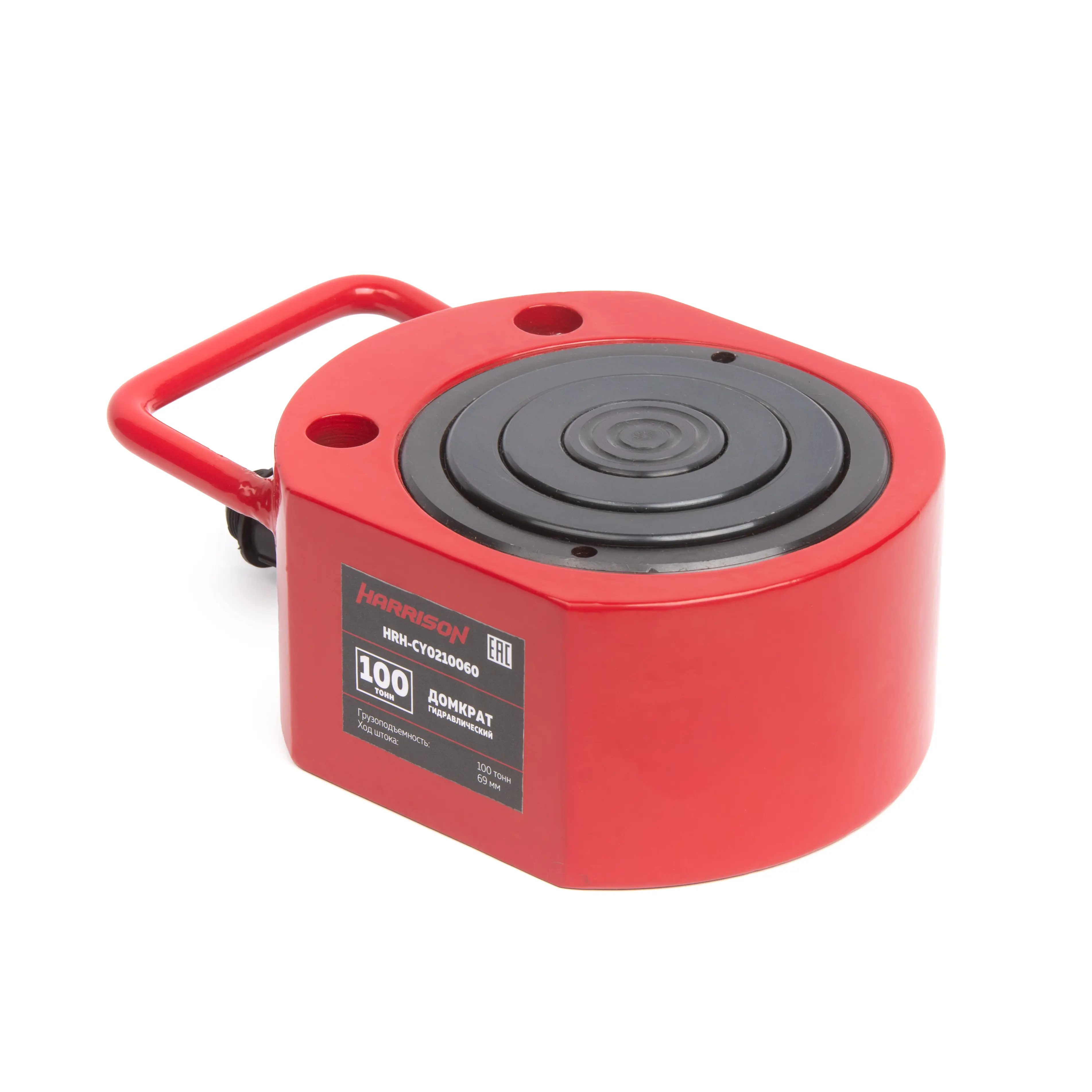 Изображение товара Домкрат бутылочный гидравлический Harrison HRH-CY0210060 до 100 т, 93-162 мм