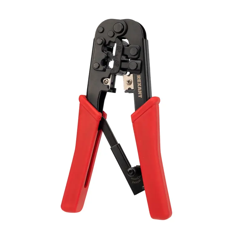 Изображение товара Кримпер Rexant 12-3432 для обжима RJ-45 RJ-12 RJ-11 и снятия изоляции