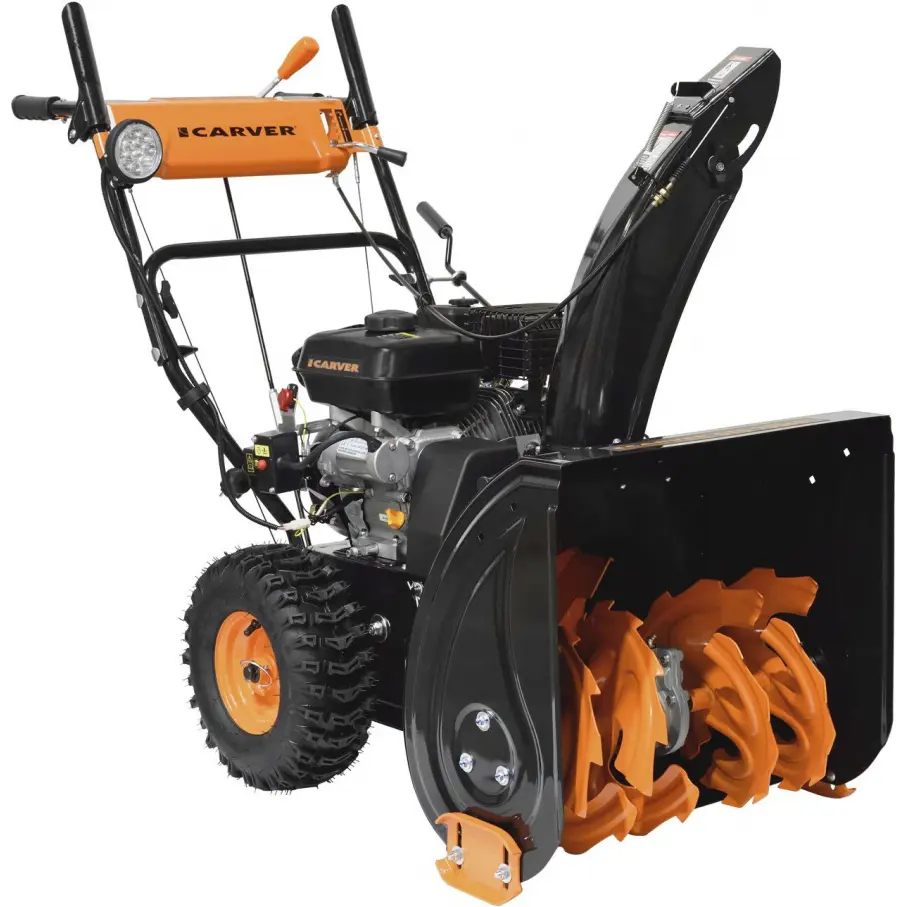 Изображение товара Бензиновый снегоуборщик CARVER STG 7056WEL, 56 см, 7 л.с., электрозапуск
