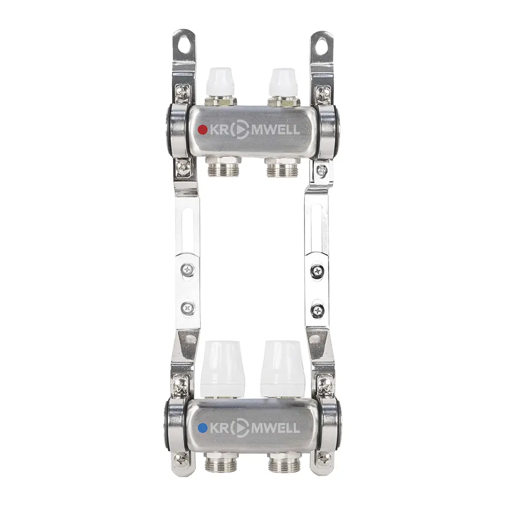 Изображение товара Коллекторная группа Kromwell KW.SM6500625 1x3/4 евроконус из нержавейки для отопления