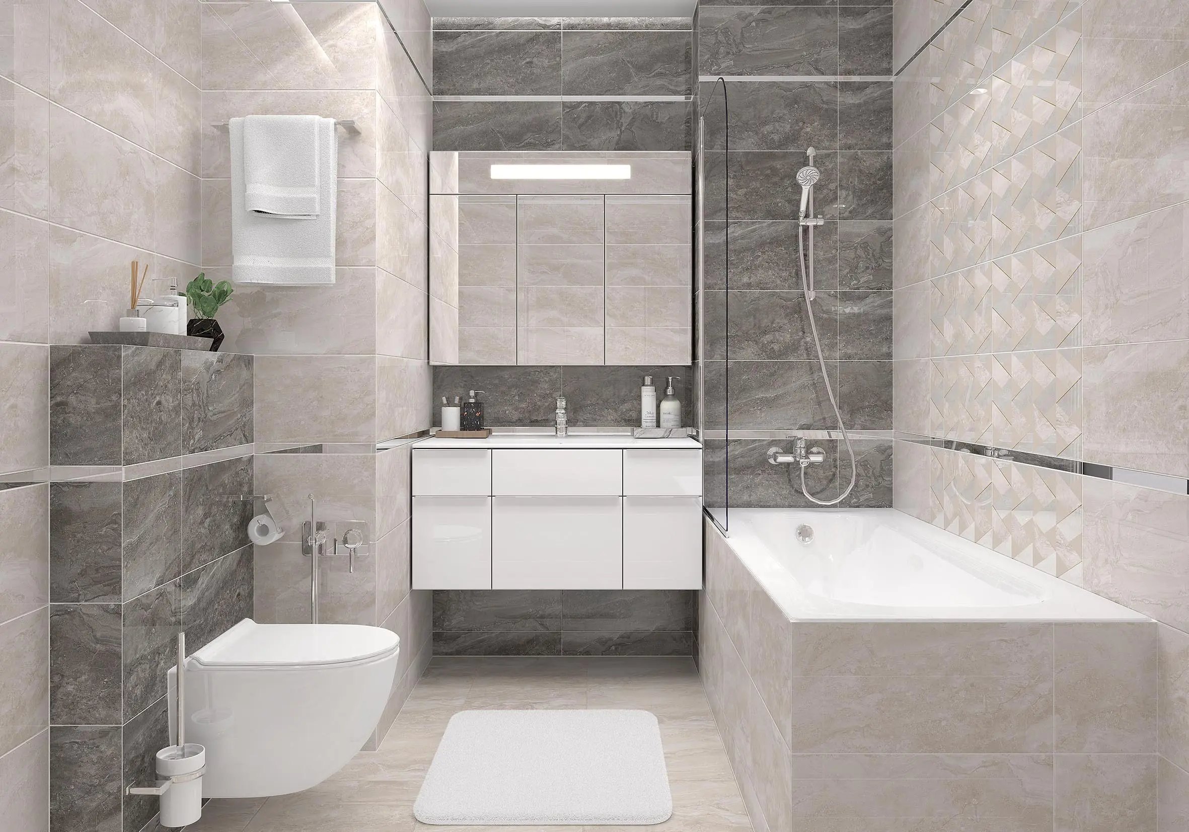 Изображение товара Керамическая плитка Laparet Gregory х9999281800 25x50см 1.5 м² цвет табачный, цена за упаковку