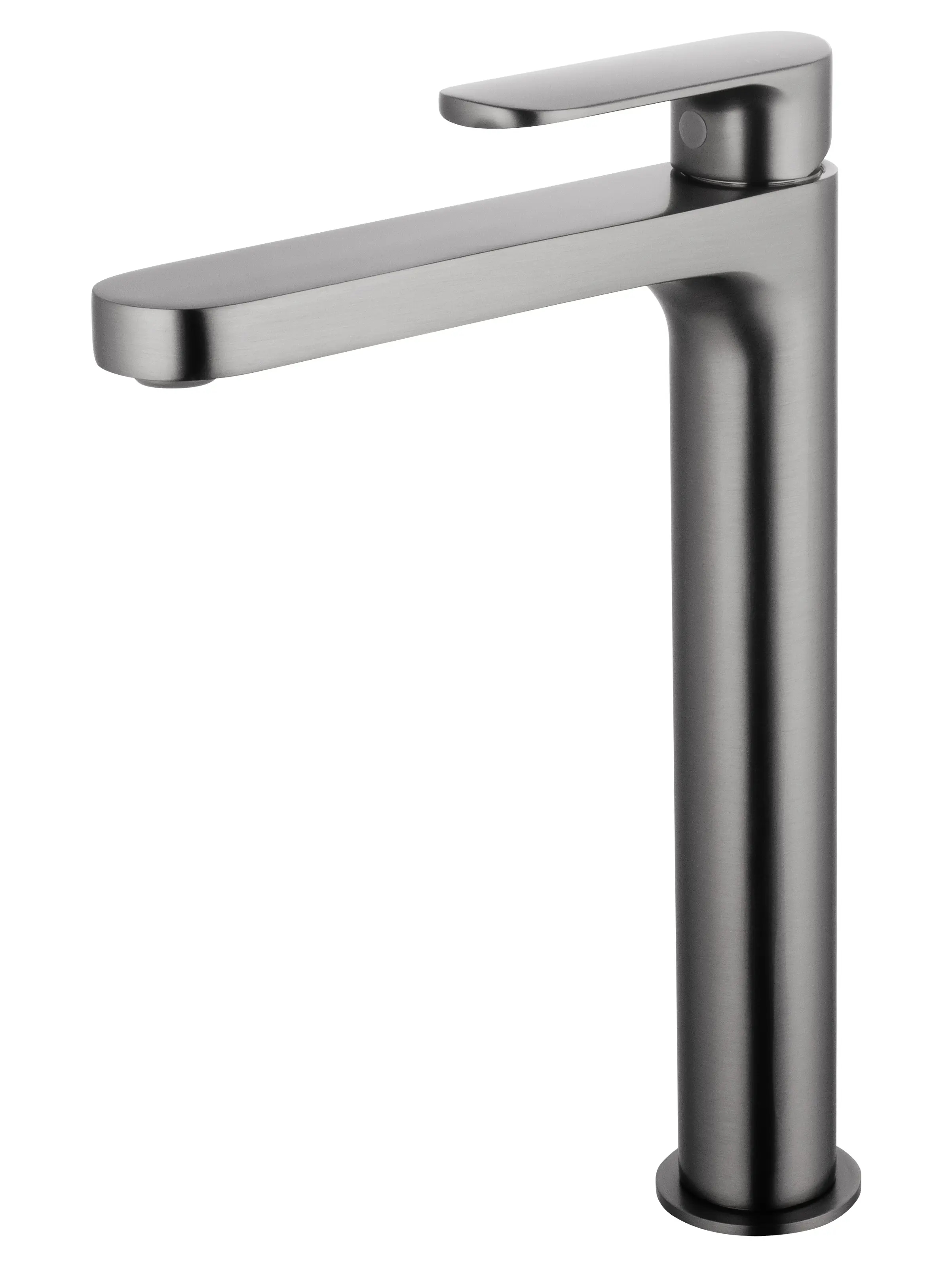 Изображение товара Смеситель для раковины высокий Wonzon & Woghand однорычажный цвет темный графит WW-H1034-BGG