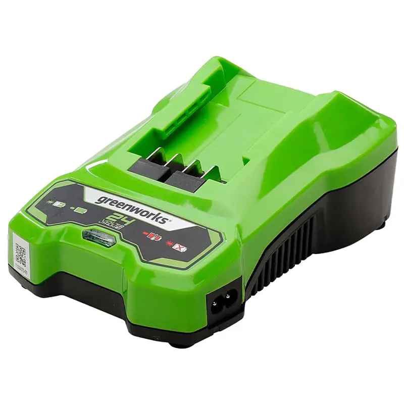 Изображение товара Зарядное устройство Greenworks G24C4 24V с перчатками для аккумуляторов
