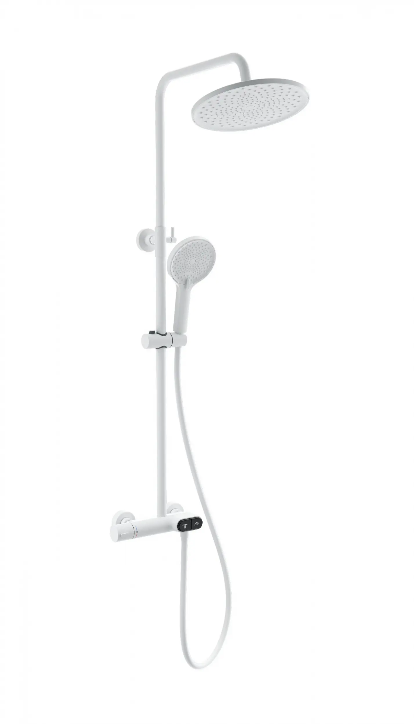 Изображение товара Душевая система Wonzon & woghand WW-B2091-A-MW 1 режимная цвет белый матовый