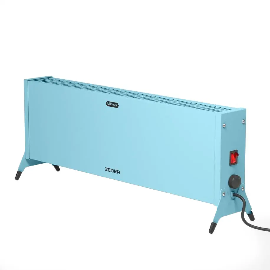 Изображение товара Конвектор электрический Zeder 20MX-12 Blue с механическим термостатом 2000 Вт