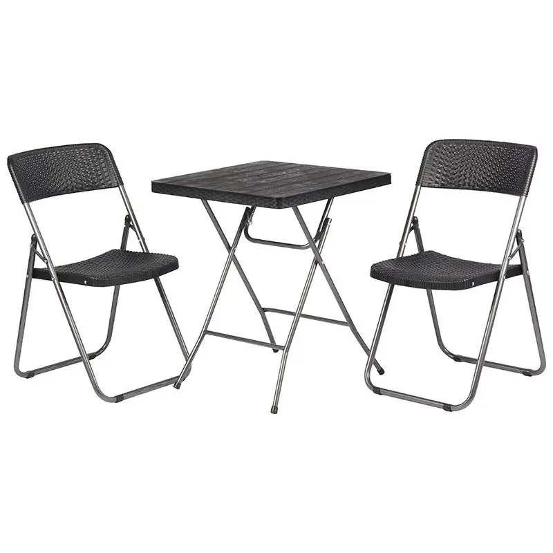 Изображение товара Набор садовой мебели для обеда Park Аккорд 109176 полипропилен черный 3 предмета