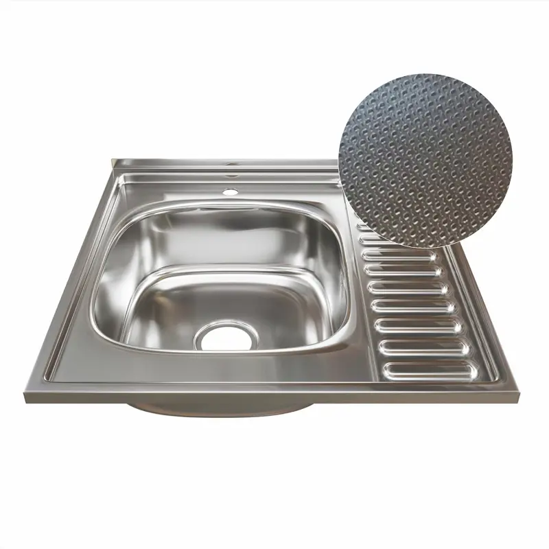 Изображение товара Мойка для кухни Mixline 0 555230 60x60 см глубина чаши 16 см нержавеющая сталь цвет сатин