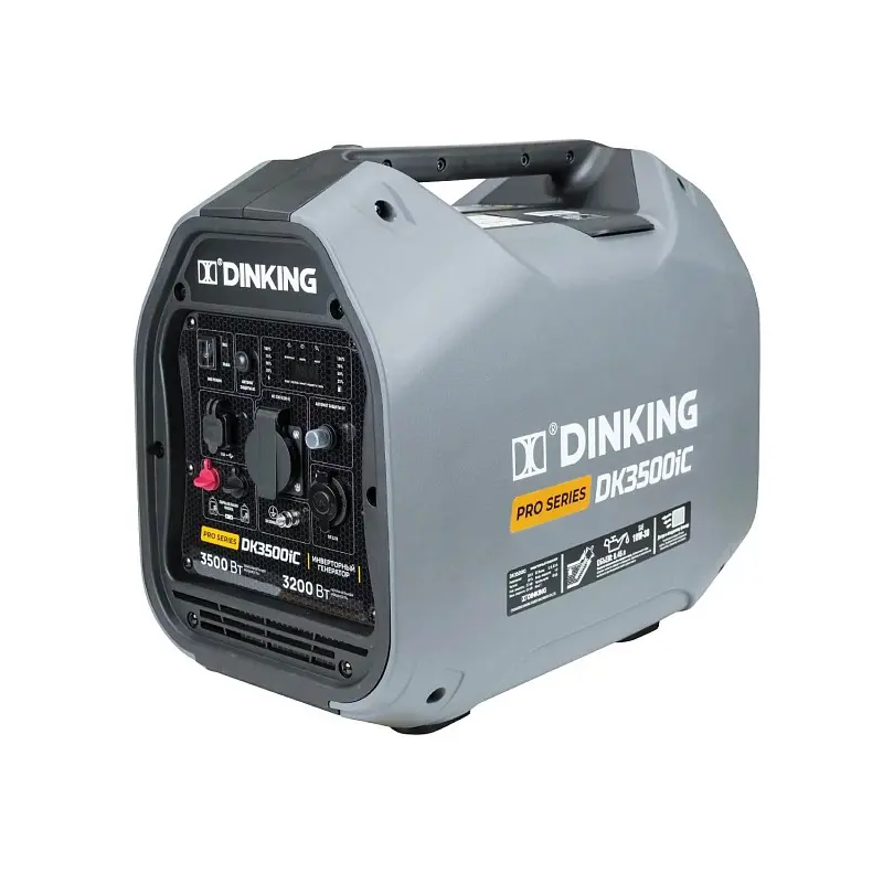 Изображение товара Генератор бензиновый Dinking DK3500iC ГЕН035 3.5 кВт