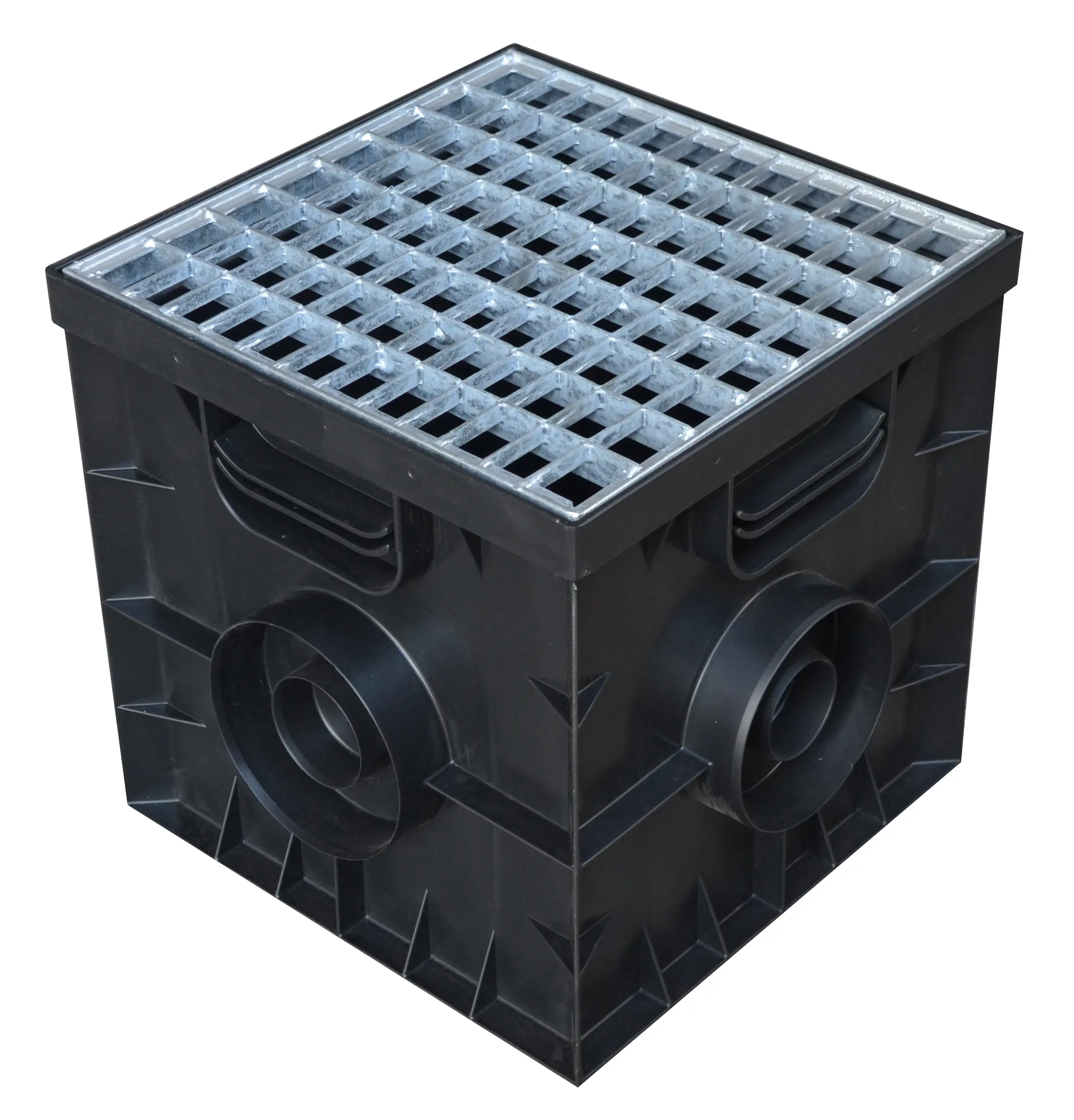 Изображение товара Дождеприемник Aquadrenag 300х300х300мм черный для водоотведения