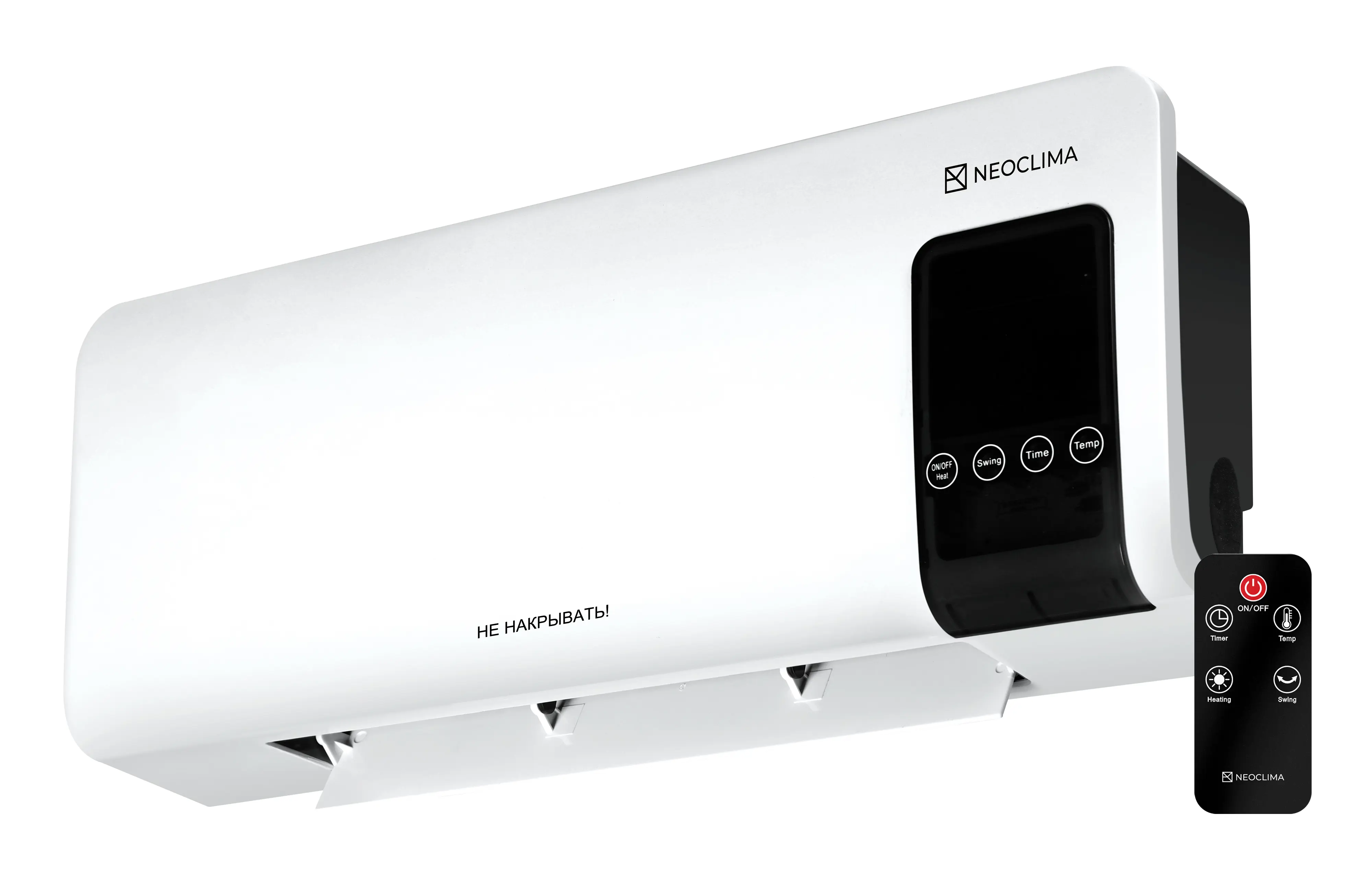 Изображение товара Тепловентилятор керамический электрический Neoclima Aero line 2000 с электронным термостатом 1500 Вт