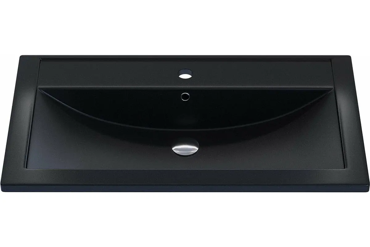 Изображение товара Раковина мебельная для ванной Uperwood Foster Quartz 90 см черная матовая космос