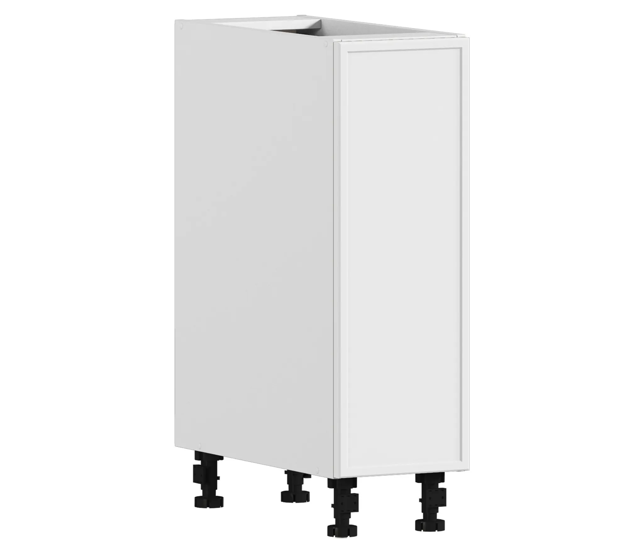 Изображение товара Модуль Столплит Регина квадро 25x82x58 см ЛДСП цвет белый/МДФ квадро белый