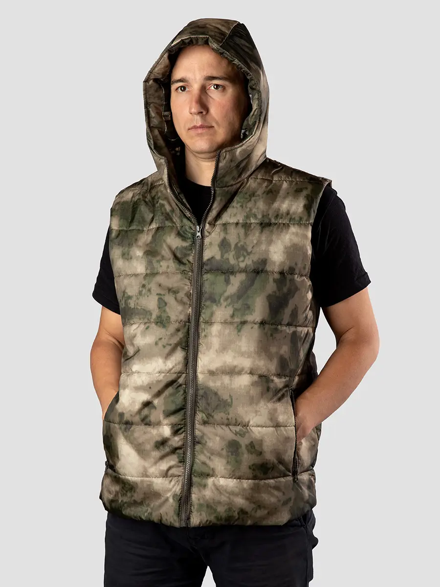 Изображение товара Жилет рабочий утепленный Фабрика Зонт Сфера цвет мох размер 42-44 рост 165-197 см