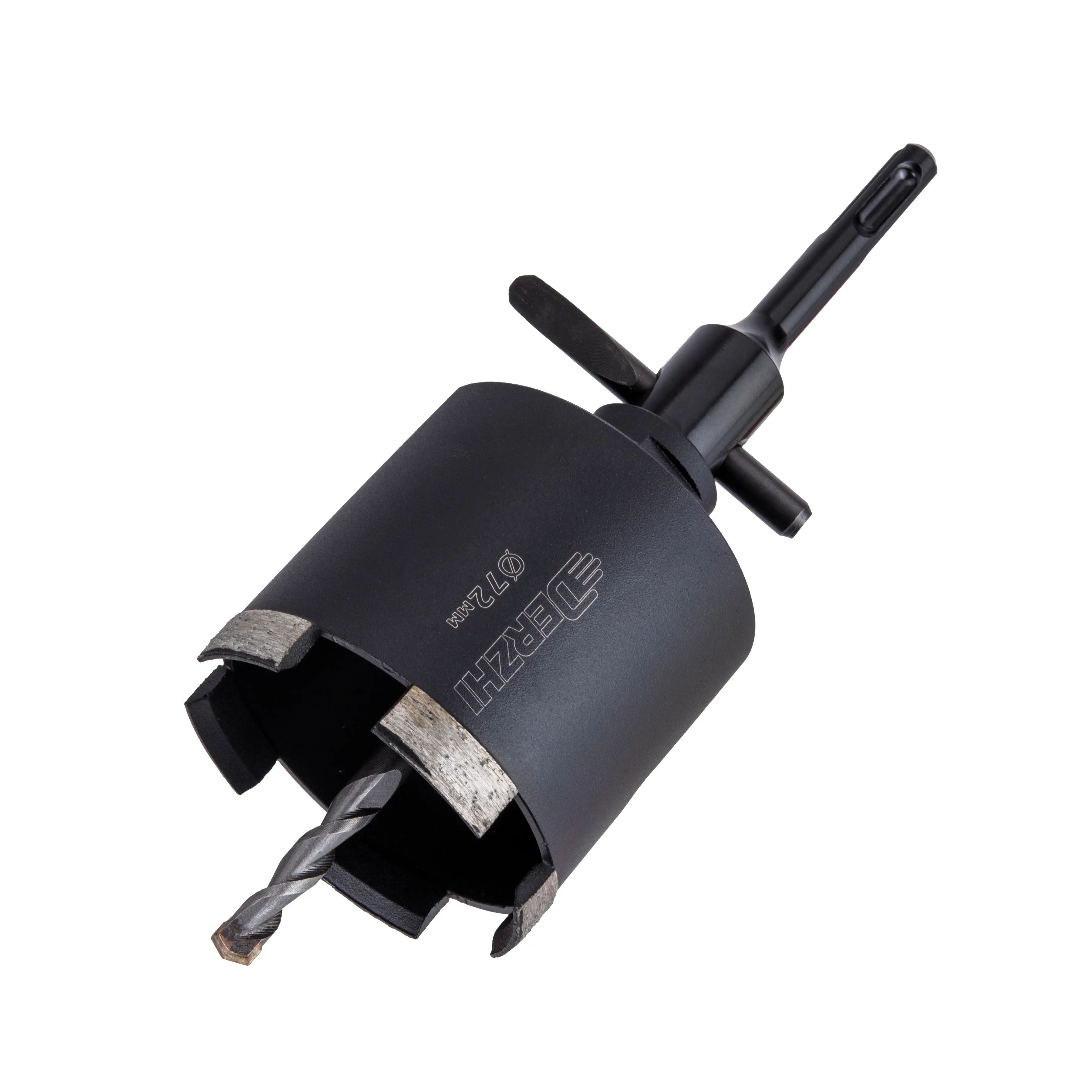 Изображение товара Коронка алмазная по бетону 72 мм SDS Plus для сверления армированного и необработанного бетона