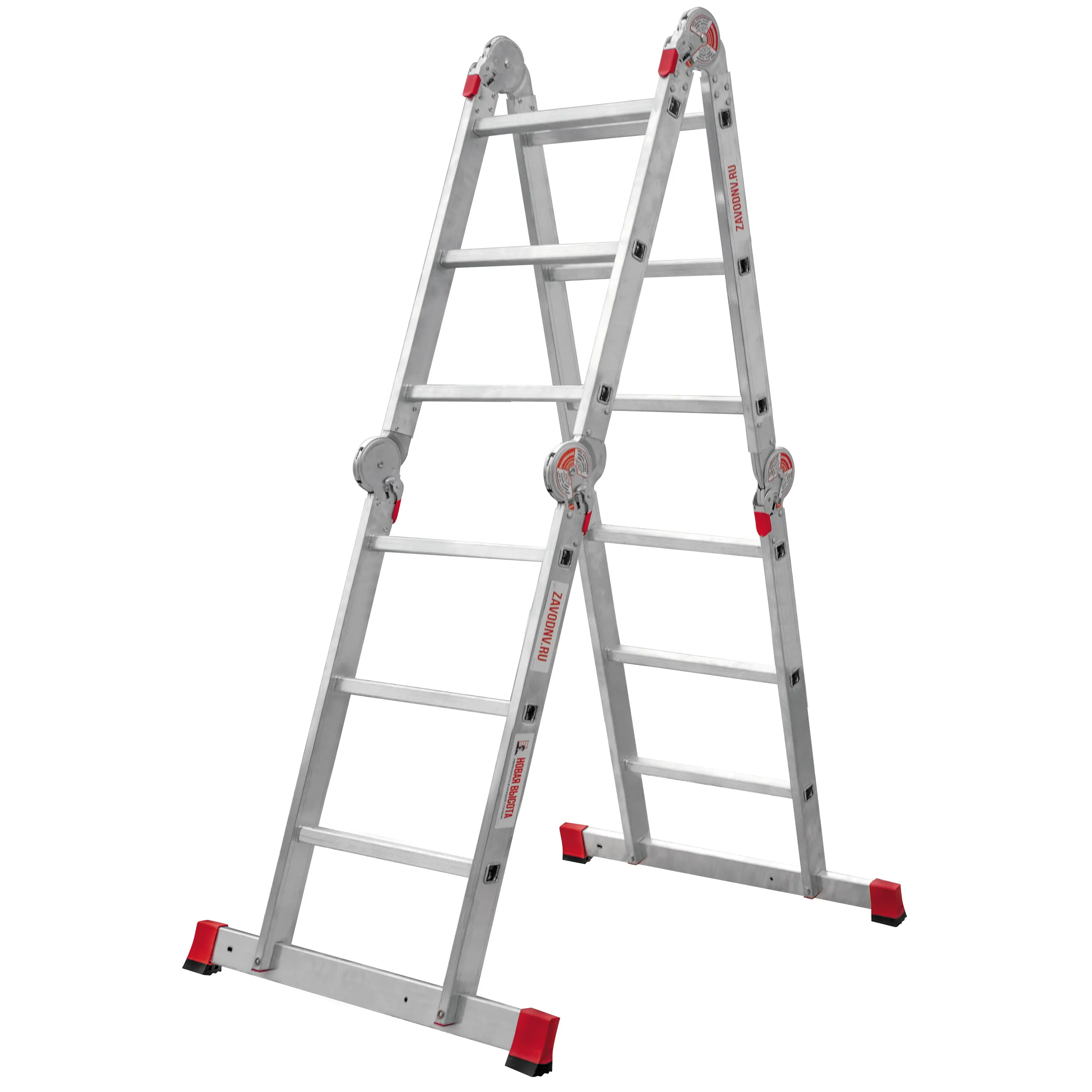 Изображение товара Лестница-трансформер Новая Высота NV 3321 4 секционная профессиональная