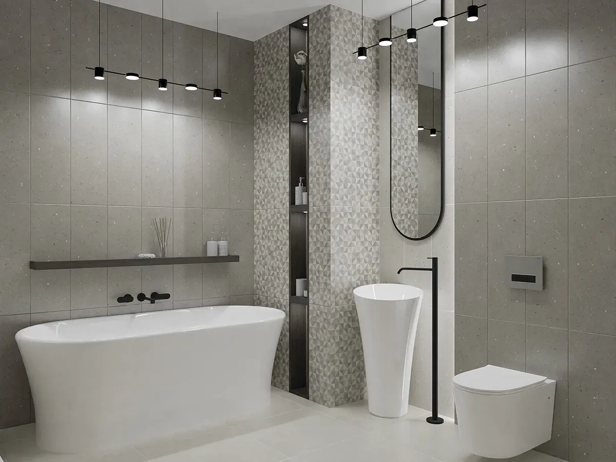 Изображение товара Настенная плитка Eletto ceramica Limestone 24.2x70 см светло-бежевый