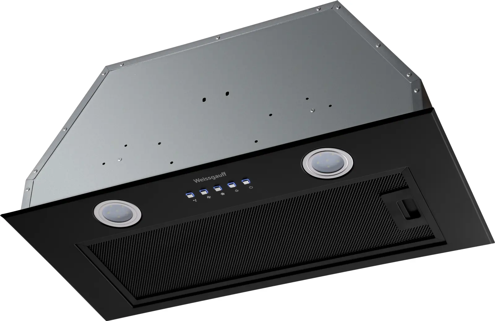 Изображение товара Встраиваемая вытяжка Weissgauff Dabih 60 BL 488641 60 см цвет черный