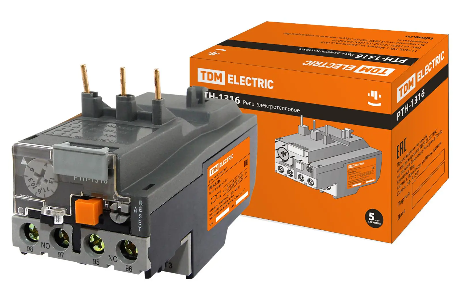 Изображение товара Релейный модуль Tdm electric РТН-1316 9-13 А