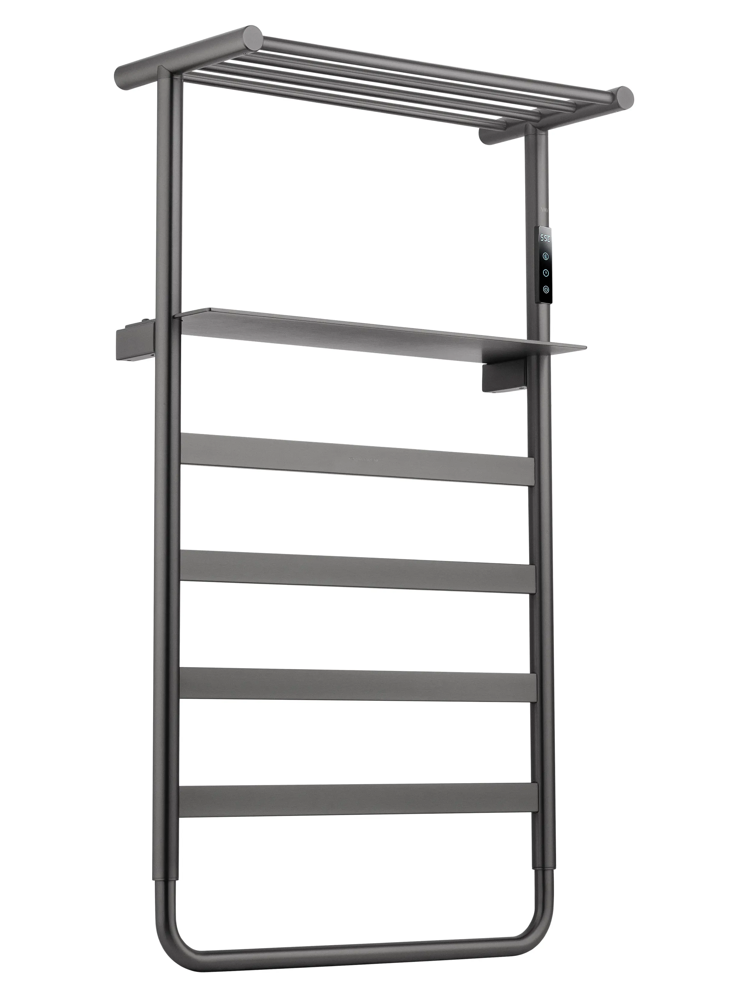 Изображение товара Электрический полотенцесушитель Wonzon & Woghand Düsseldorf 475x862 мм 60 Вт с полкой и цифровым те