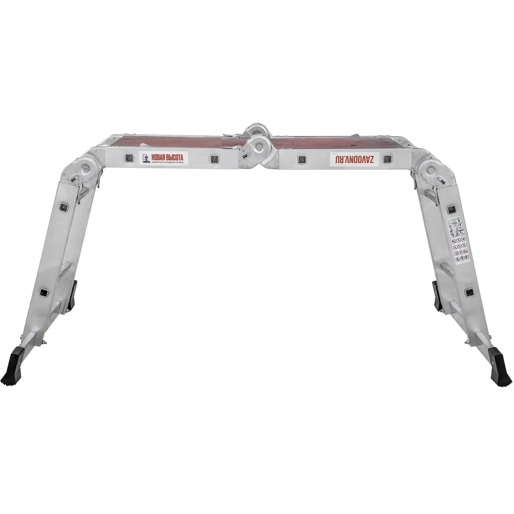 Изображение товара Лестница трансформер Новая высота NV 1330 4-секционная 8 ступеней