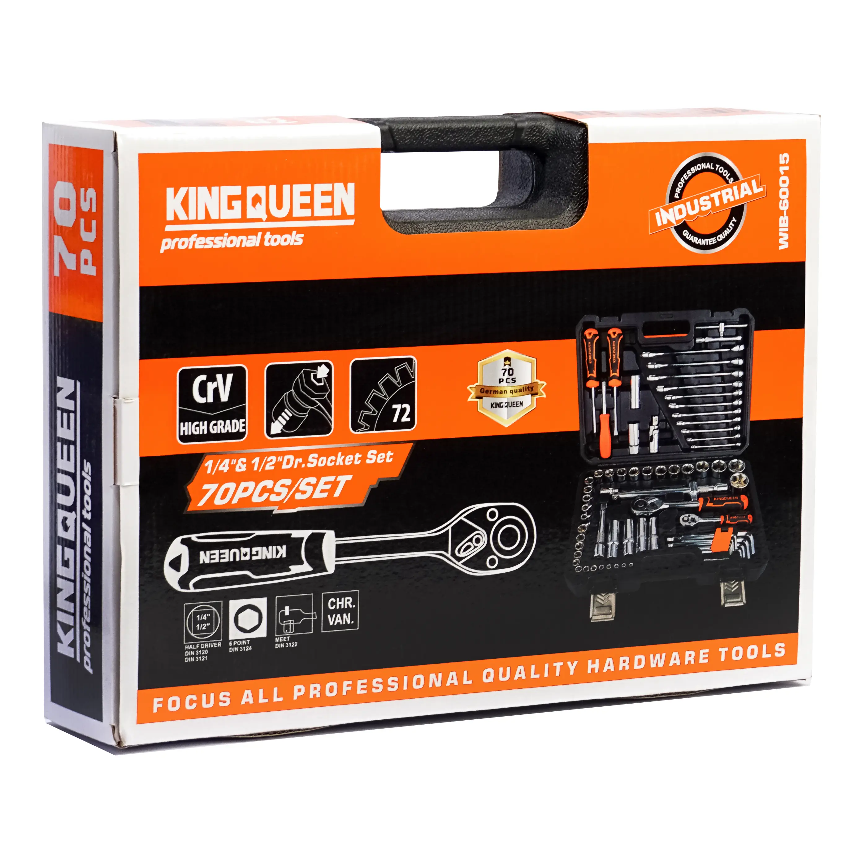 Изображение товара Набор инструментов Kingqueen WIB-60015, 70 предметов