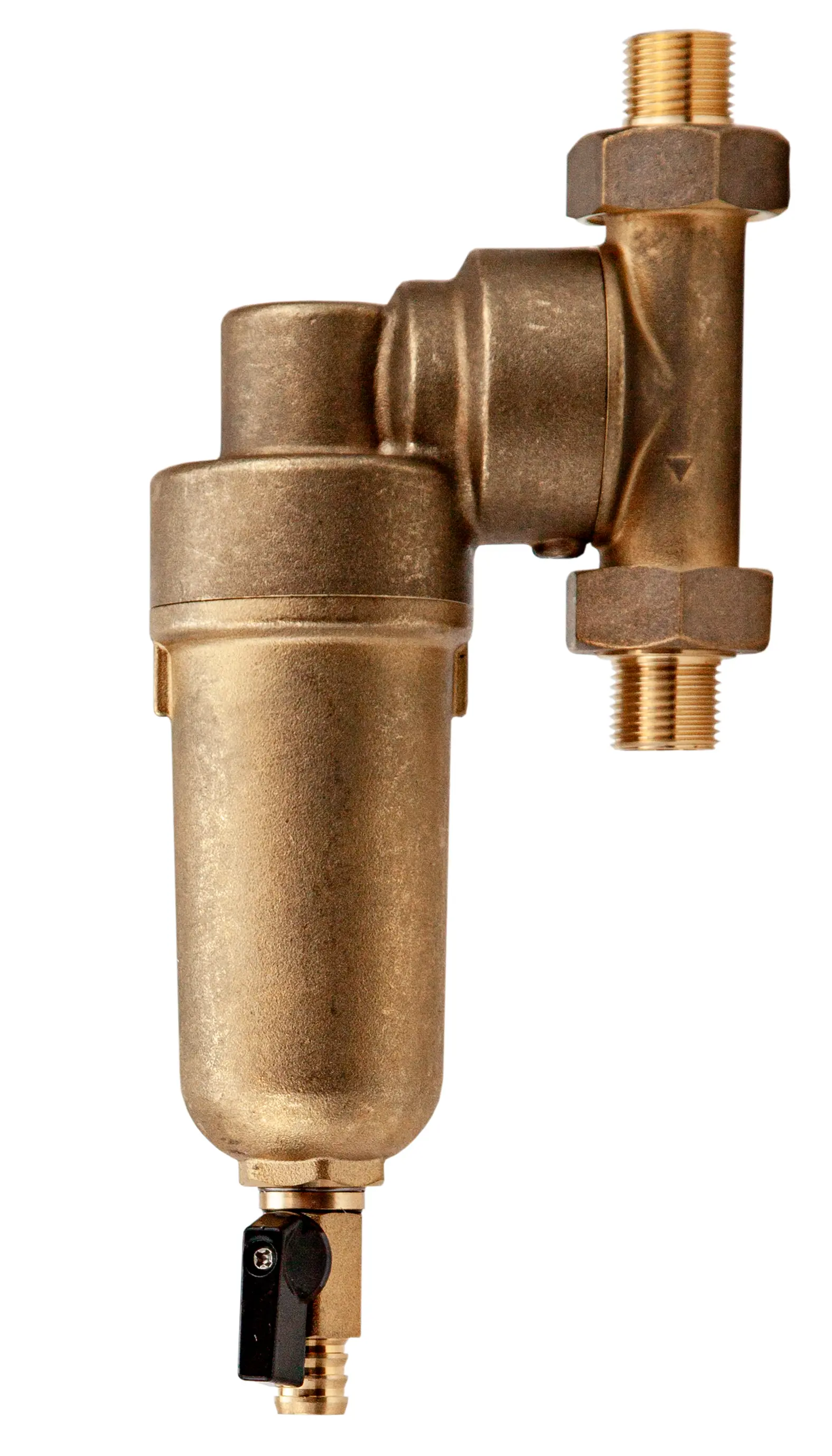 Изображение товара Промывной фильтр для ГВС Посейдон 1/2 НР 100 мкм латунь