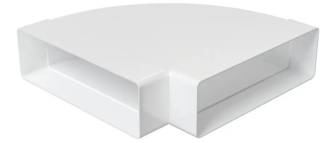 Изображение товара Колено горизонтальное Fonet 60x204 мм 90 градусов пластик