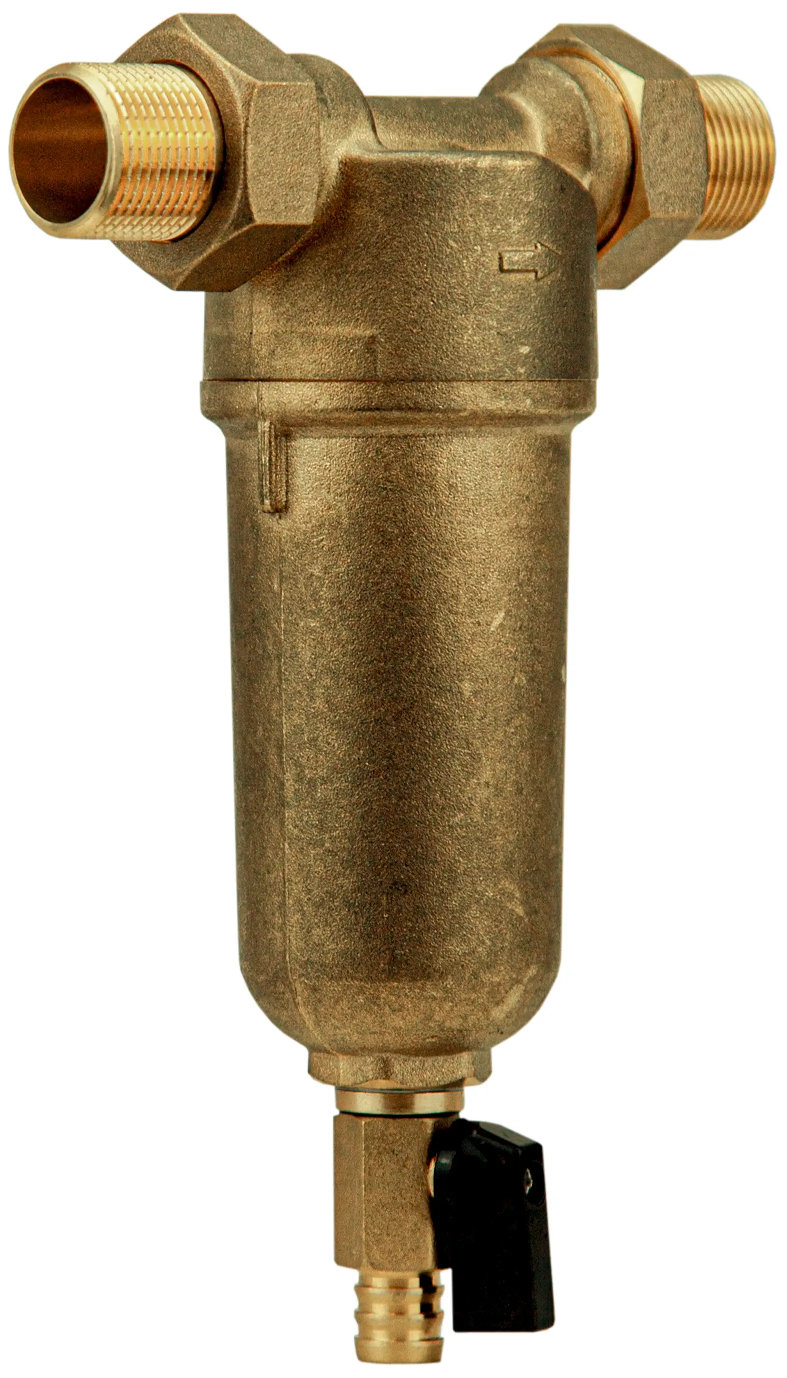 Изображение товара Промывной фильтр для ГВС Посейдон 3/4 100 мкм латунь монтажный кронштейн