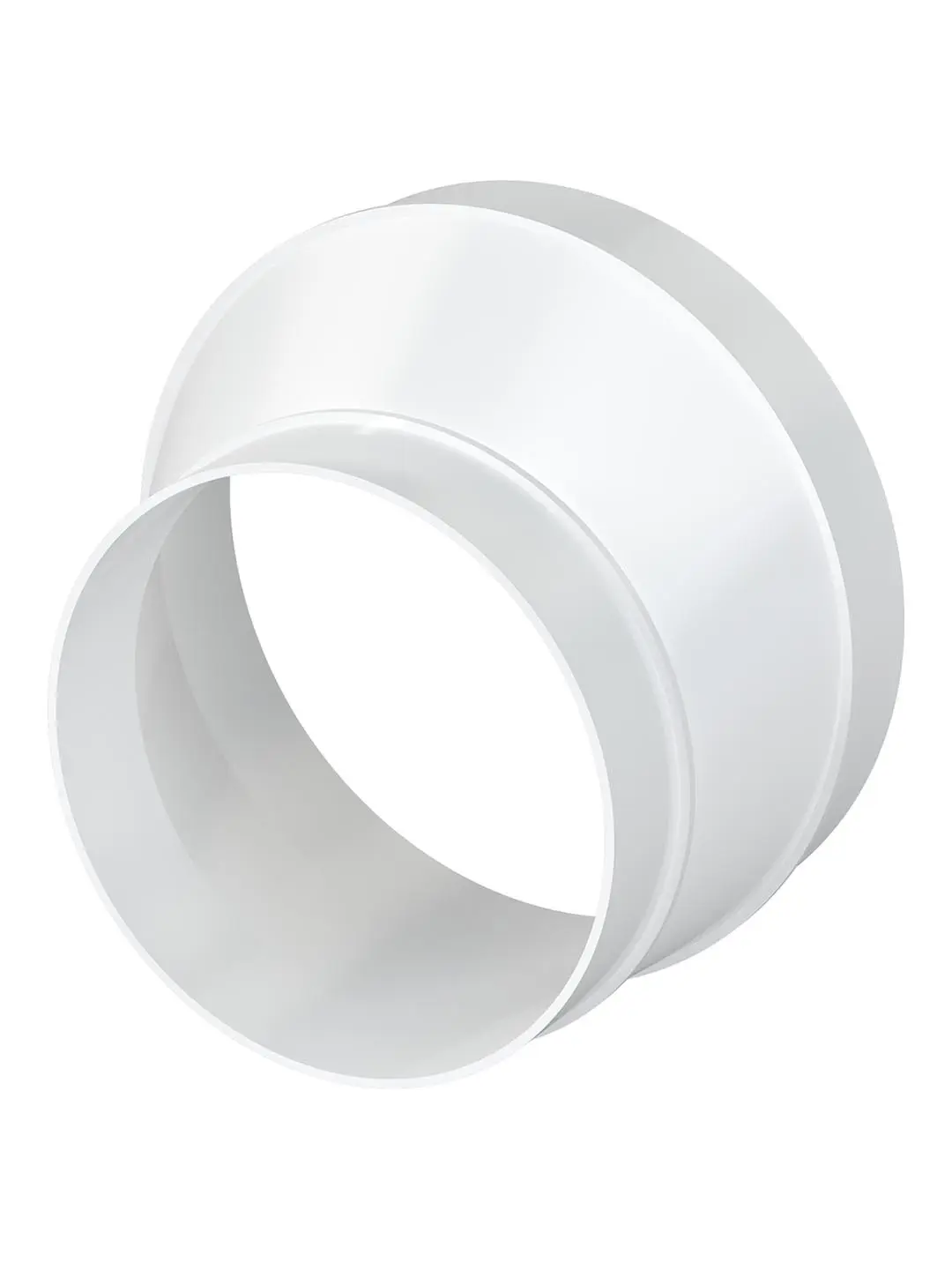 Изображение товара Переходник вентиляционный для круглых воздуховодов Fonet D100 мм D125 мм пластик