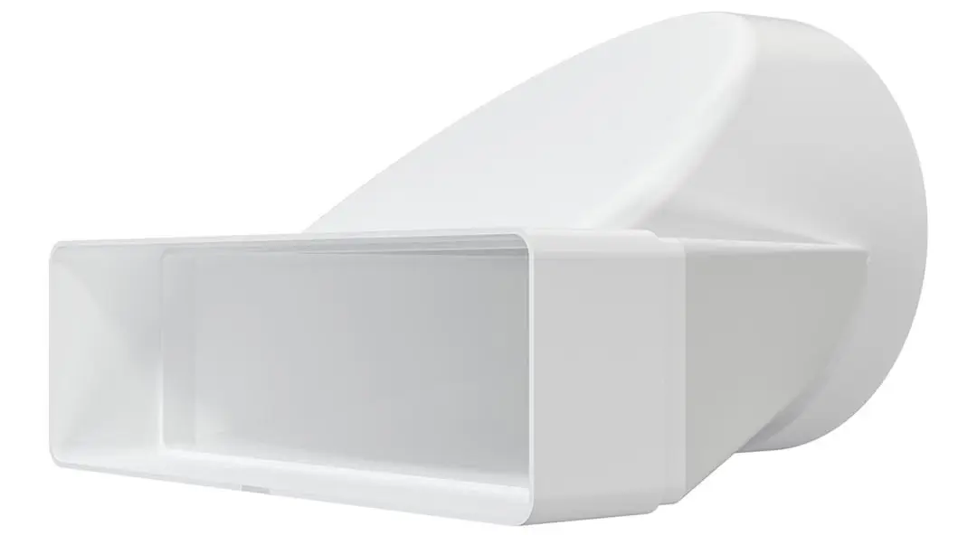 Изображение товара Переходник вентиляционный Fonet 60x204 мм D125 мм из пластика