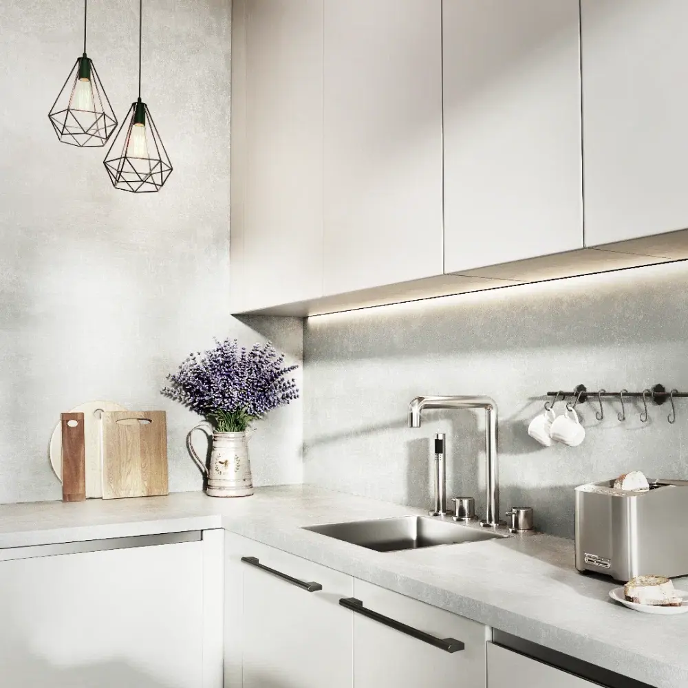 Изображение товара Стеновая панель/фартук Alternative 1200х600х6 Бетон светлый