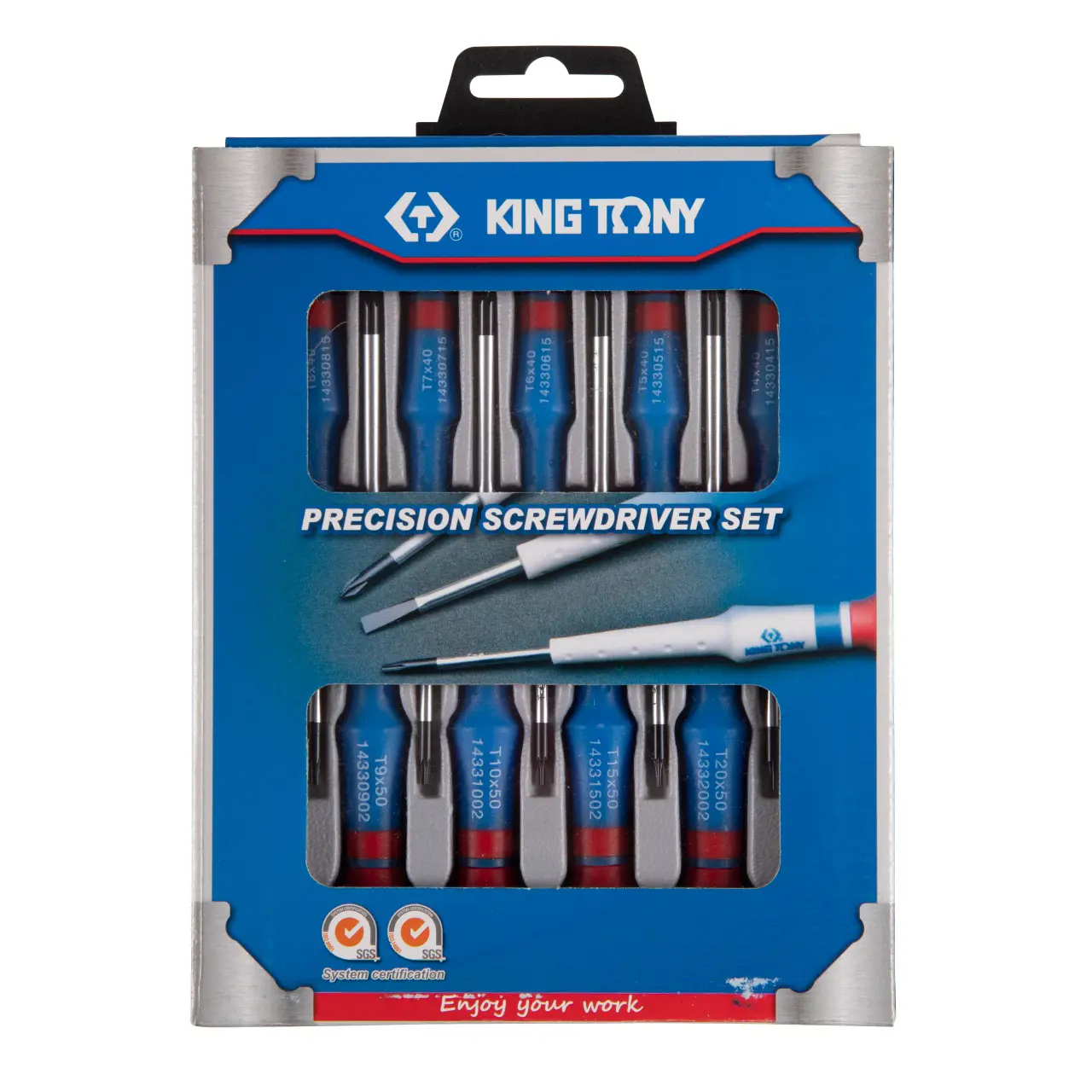 Изображение товара Набор отверток прецезионных King Tony 32309PR, 9 шт