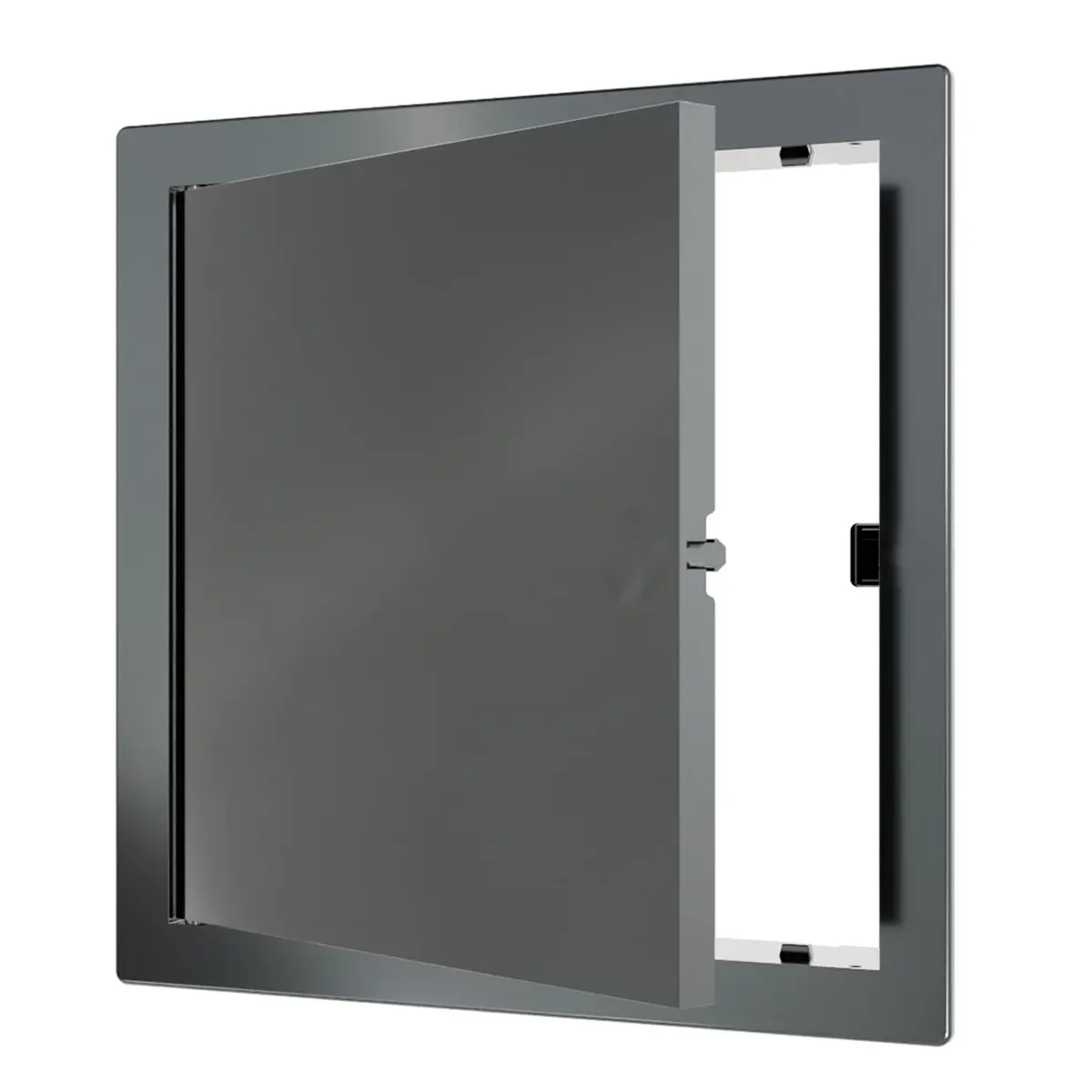 Изображение товара Ревизионный люк Evecs L1515N gray 17.40x17.40 см нажимной с фланцем пластик